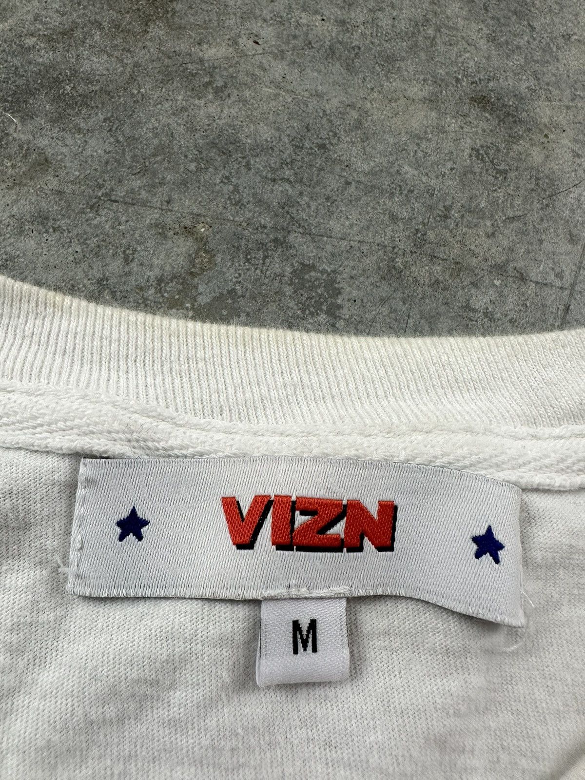 Joy Divizn Vizn Film Academy Tee White + Blue Medium / Camera Video Size US M / EU 48-50 / 2 - 4 Thumbnail