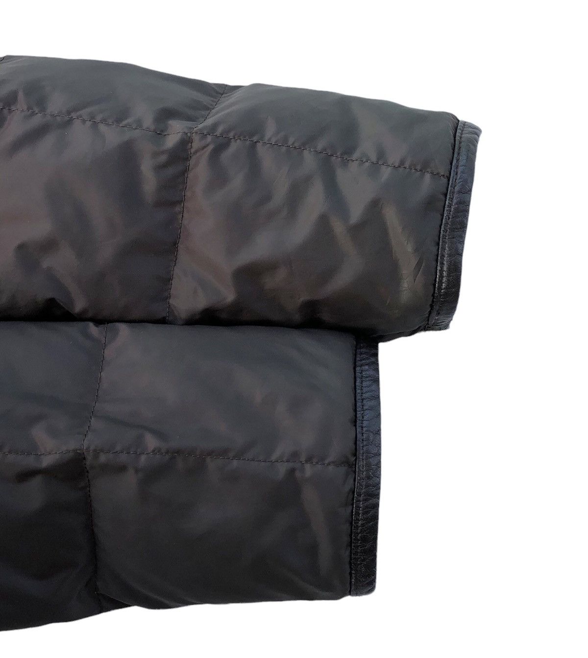 Moncler Moncler Partie Part Leather Light Puffer Jacket Size S / US 4 / IT 40 - 9 Thumbnail