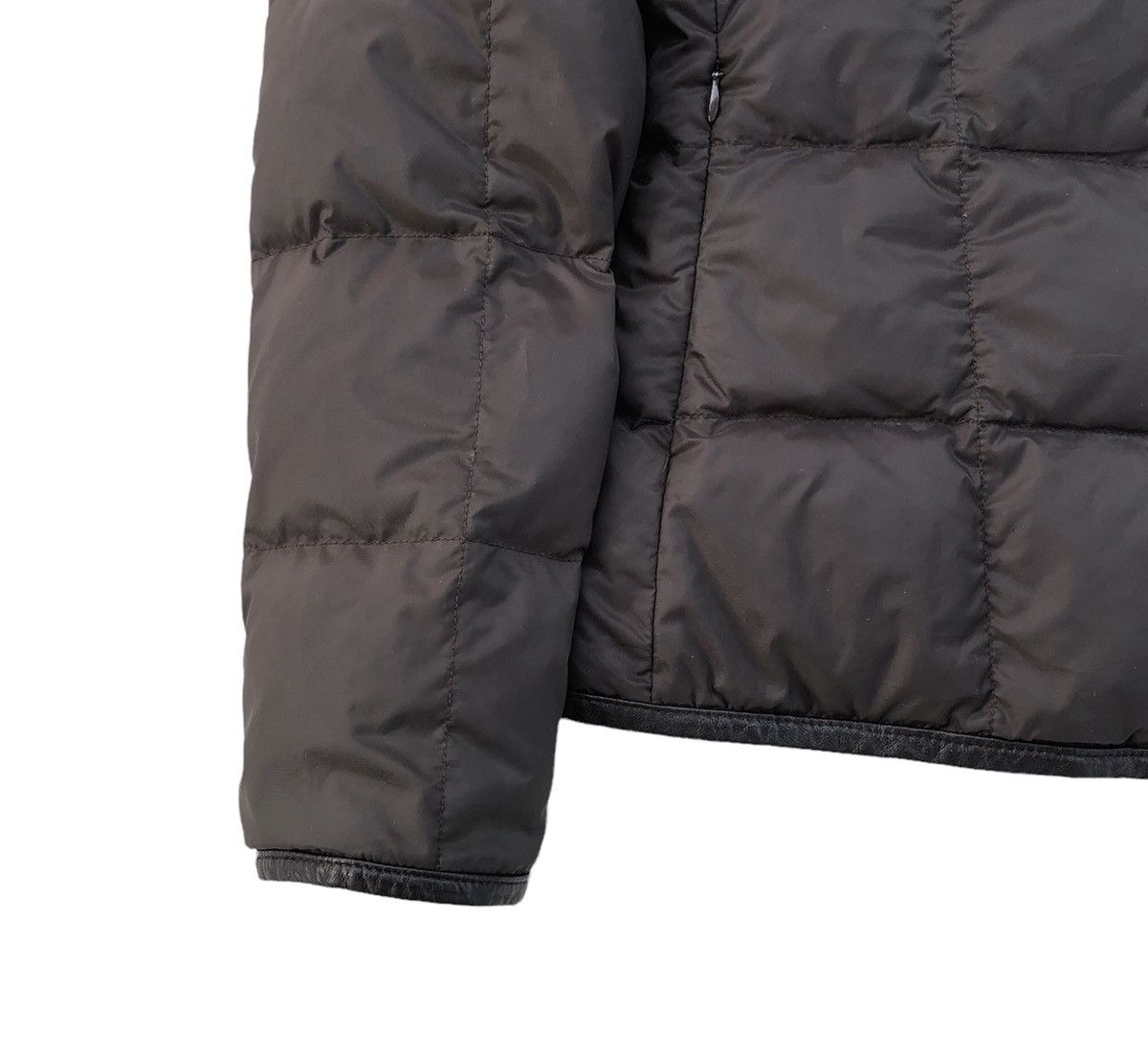 Moncler Moncler Partie Part Leather Light Puffer Jacket Size S / US 4 / IT 40 - 4 Thumbnail