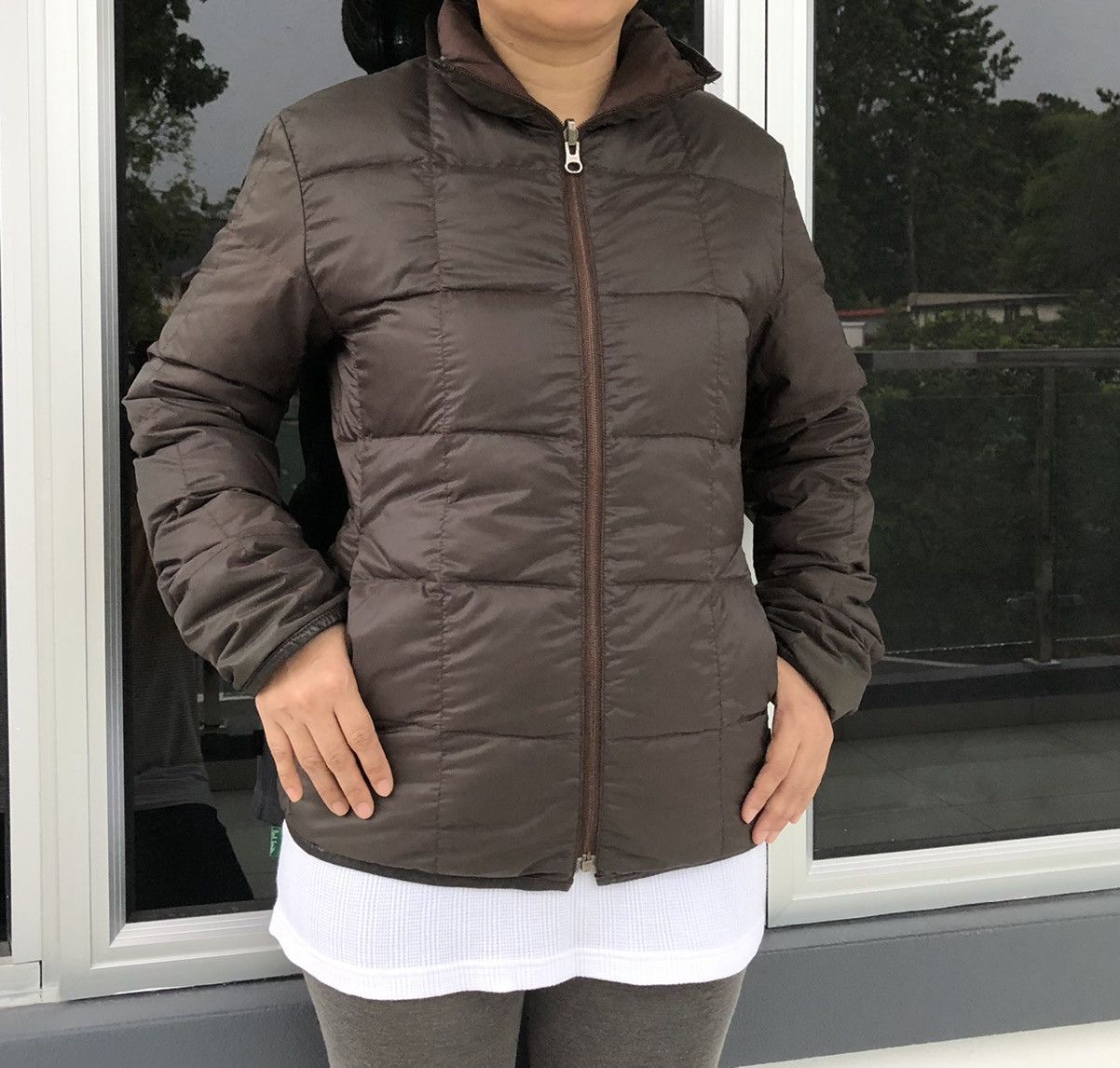 Moncler Moncler Partie Part Leather Light Puffer Jacket Size S / US 4 / IT 40 - 6 Thumbnail