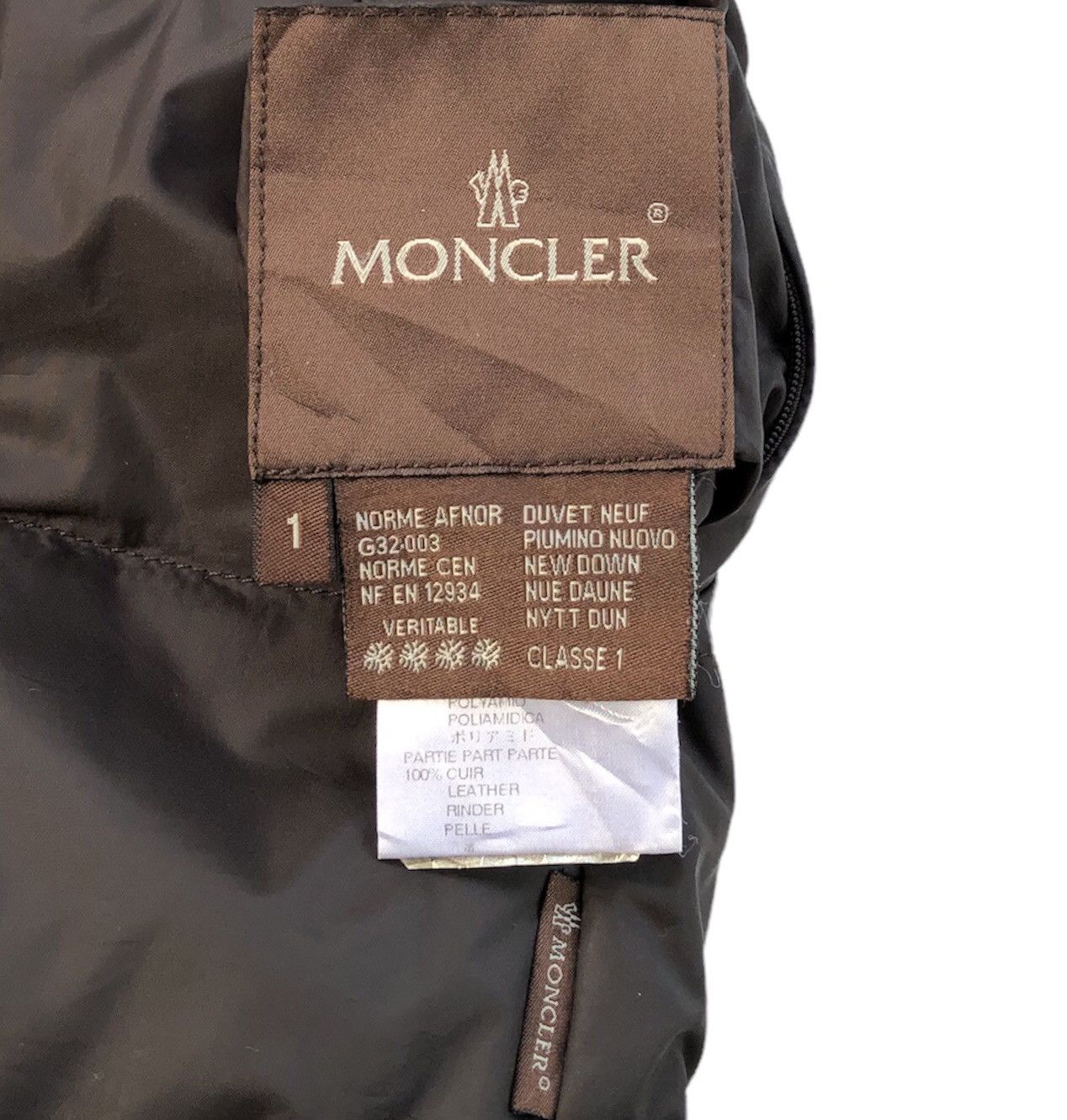 Moncler Moncler Partie Part Leather Light Puffer Jacket Size S / US 4 / IT 40 - 16 Thumbnail