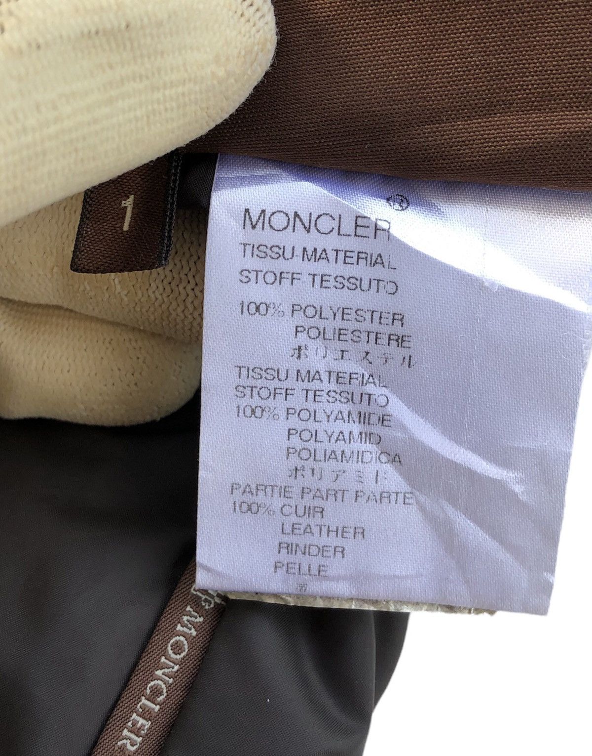 Moncler Moncler Partie Part Leather Light Puffer Jacket Size S / US 4 / IT 40 - 17 Thumbnail