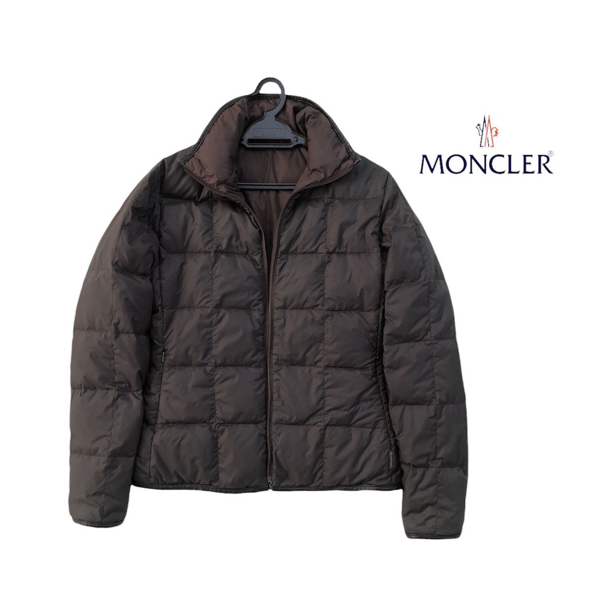 Moncler Moncler Partie Part Leather Light Puffer Jacket Size S / US 4 / IT 40 - 1 Thumbnail