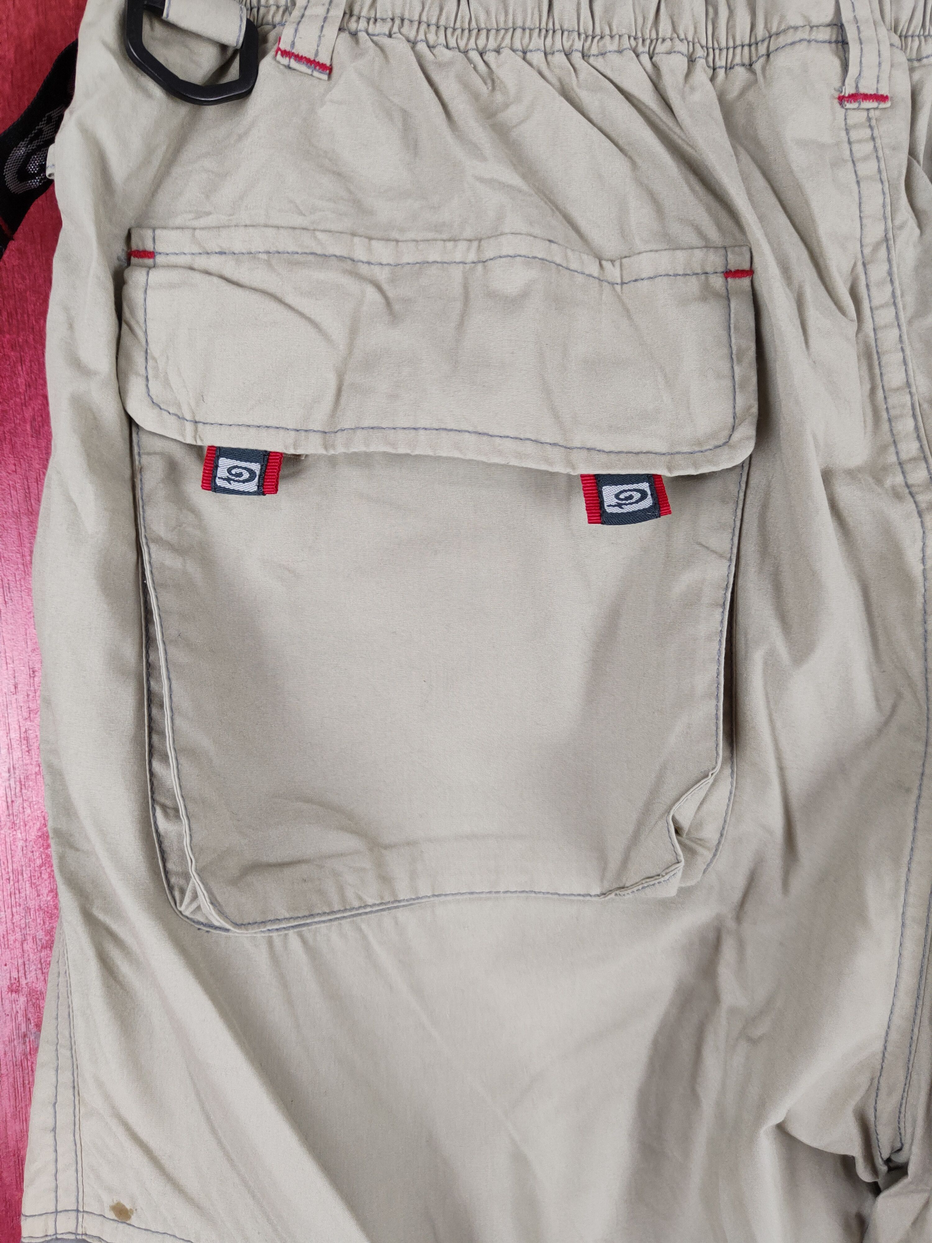 Japanese Brand Piko Brown Multi Pocket Tactical Sweatpants #252B Size US 31 - 11 Thumbnail