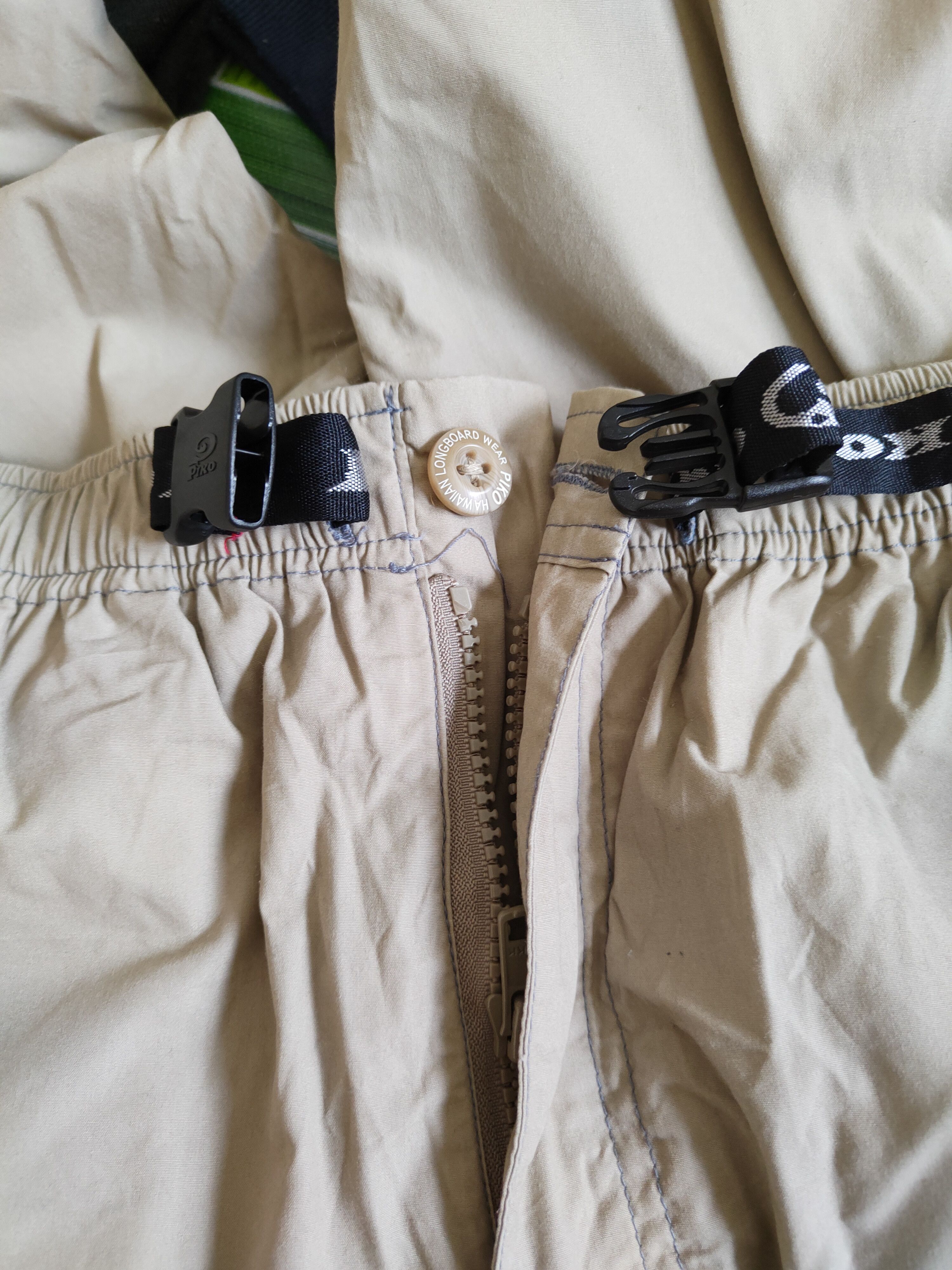 Japanese Brand Piko Brown Multi Pocket Tactical Sweatpants #252B Size US 31 - 18 Thumbnail