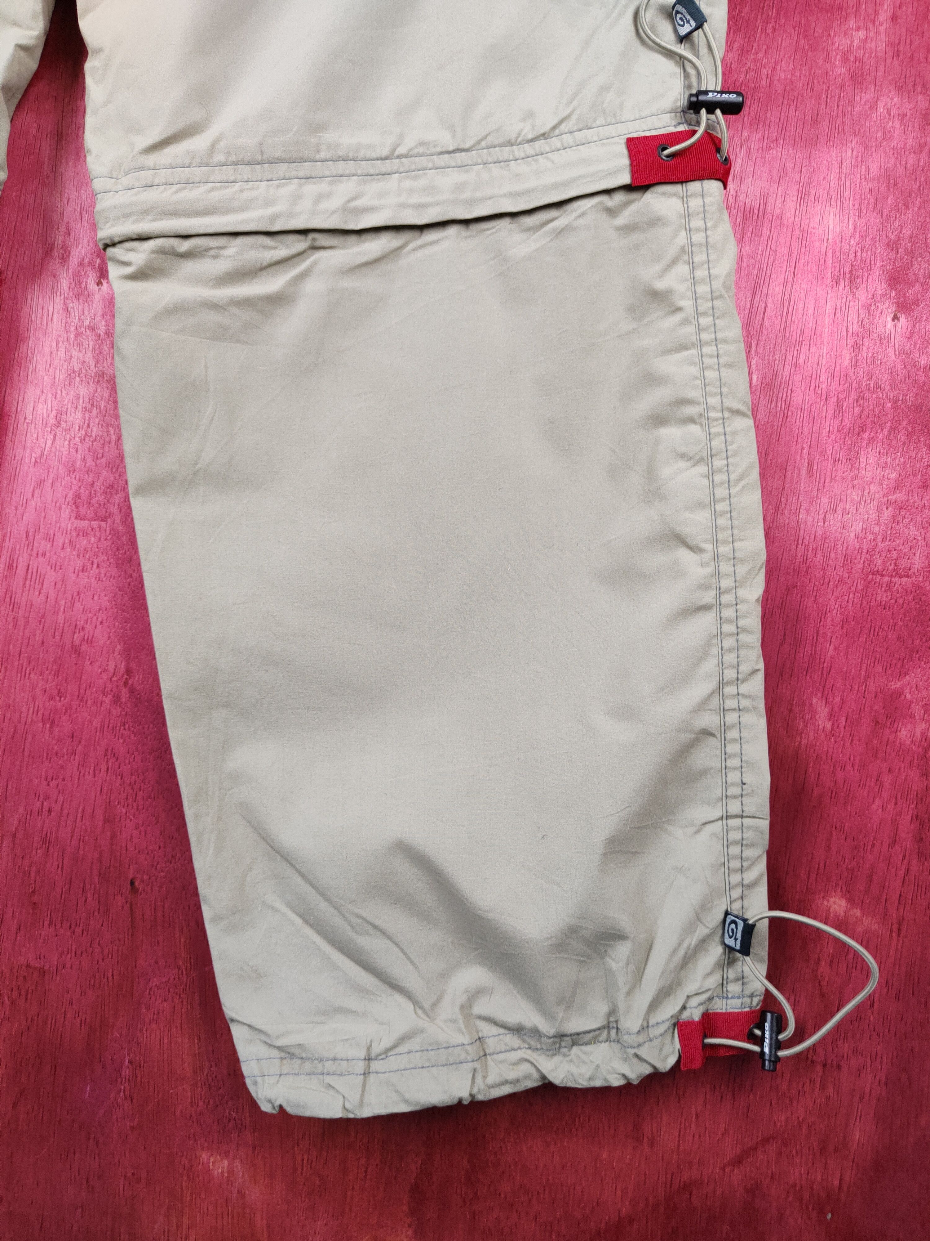 Japanese Brand Piko Brown Multi Pocket Tactical Sweatpants #252B Size US 31 - 17 Thumbnail
