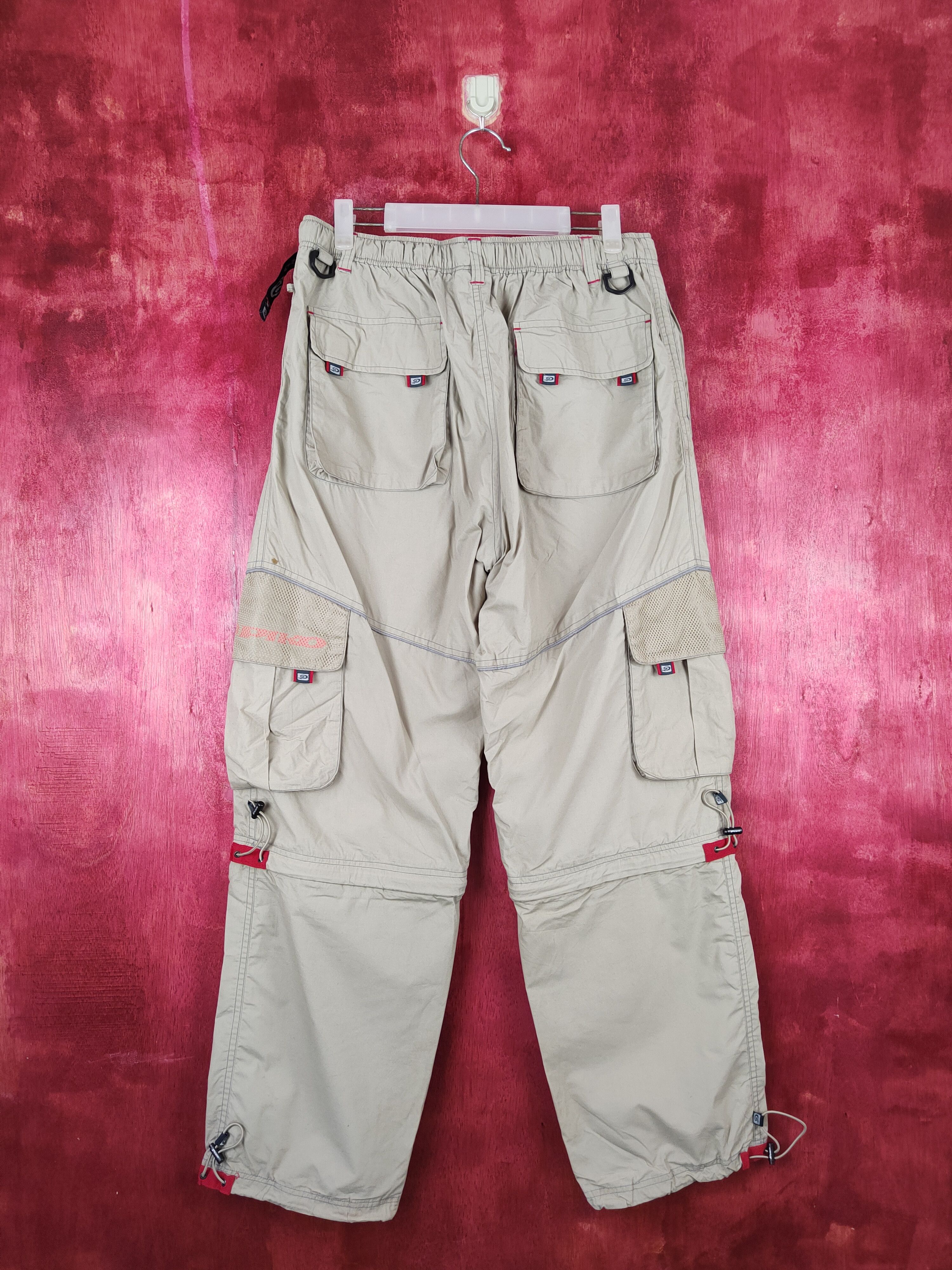 Japanese Brand Piko Brown Multi Pocket Tactical Sweatpants #252B Size US 31 - 8 Thumbnail