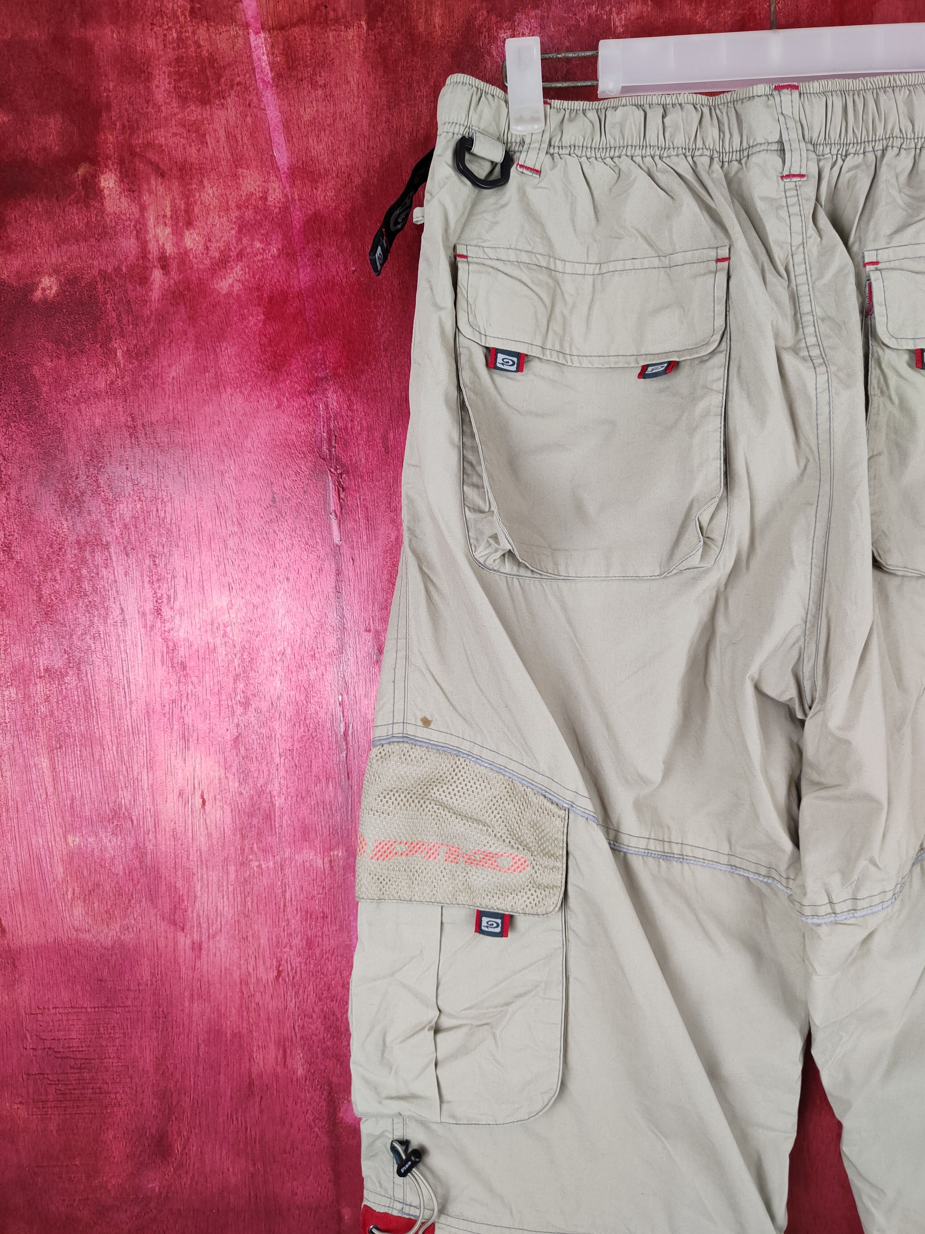Japanese Brand Piko Brown Multi Pocket Tactical Sweatpants #252B Size US 31 - 14 Thumbnail