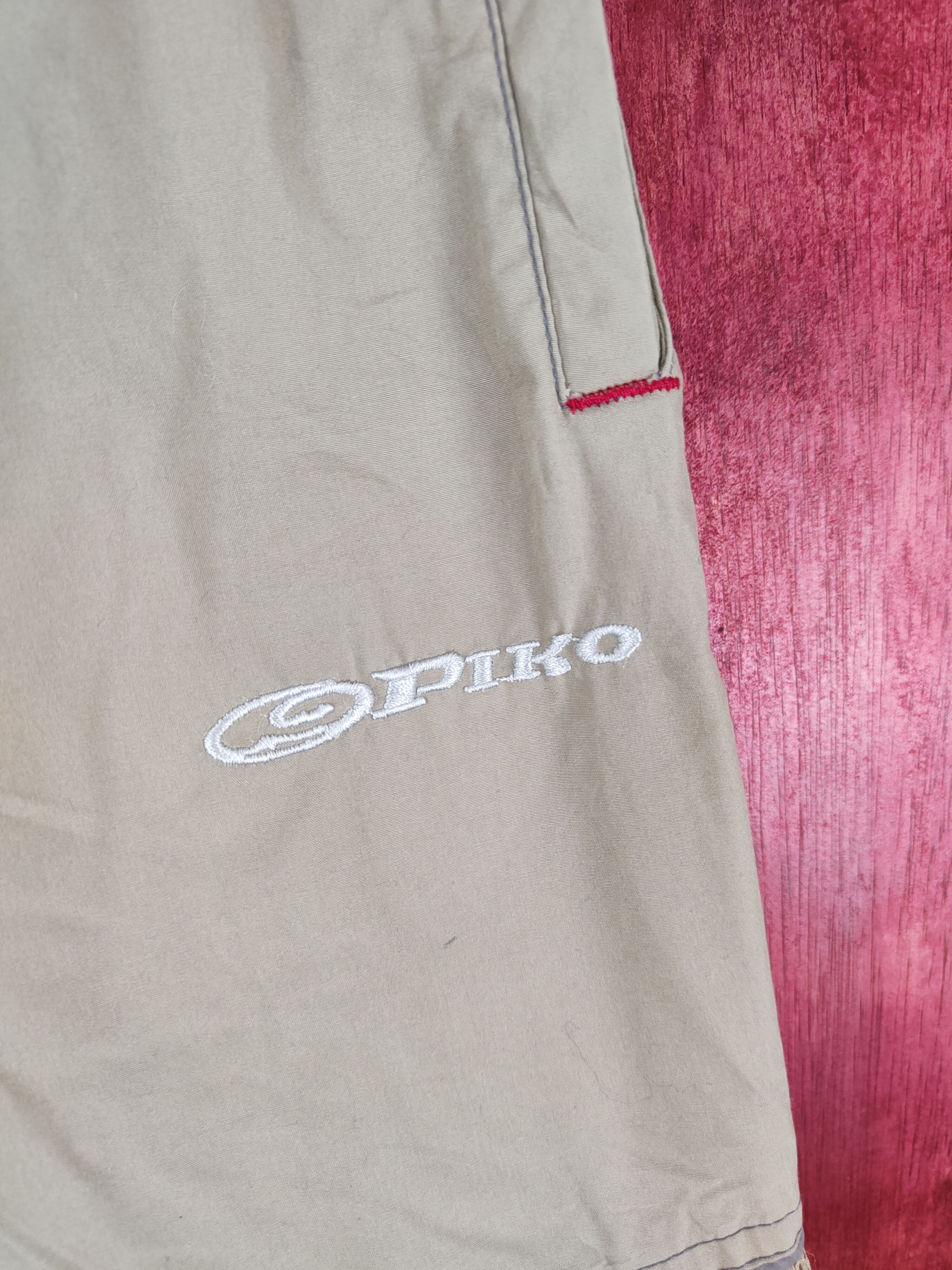 Japanese Brand Piko Brown Multi Pocket Tactical Sweatpants #252B Size US 31 - 3 Thumbnail