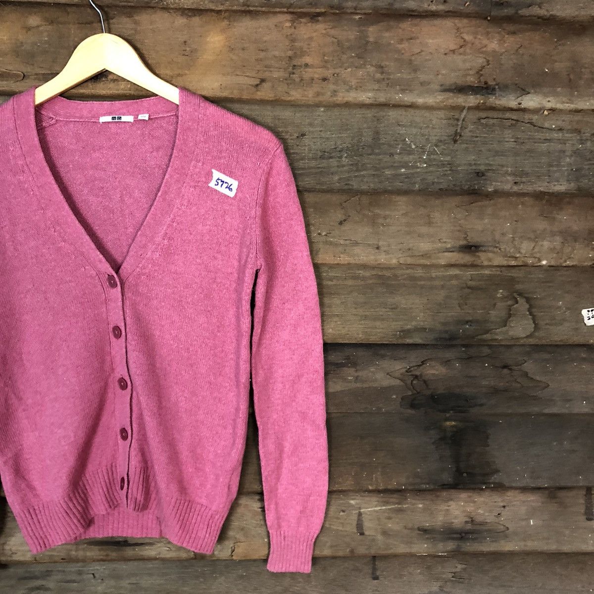 Japanese Brand × Uniqlo Uniqlo japan Pink knitwear Cardigan #5726 Size S / US 4 / IT 40 - 5 Thumbnail