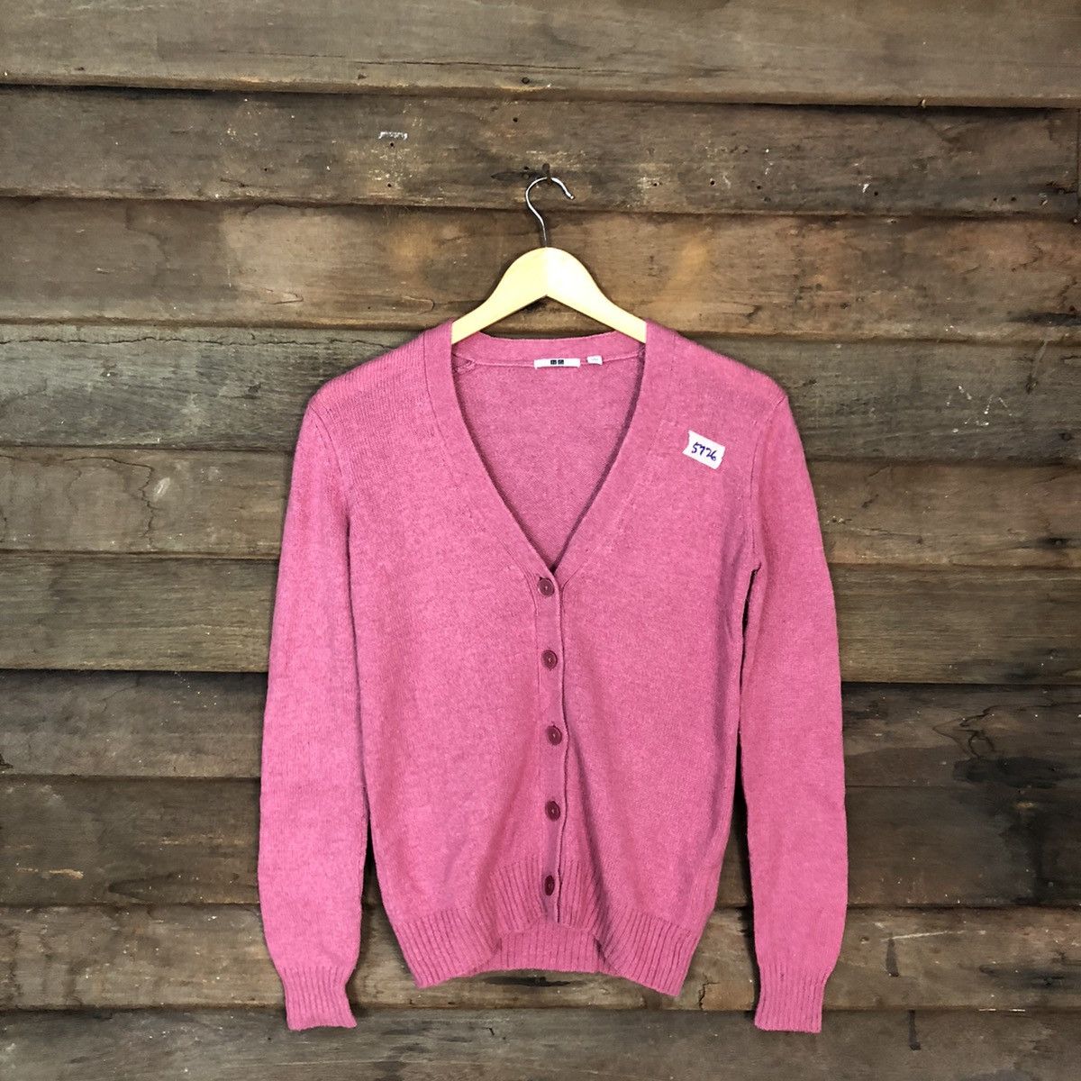 Japanese Brand × Uniqlo Uniqlo japan Pink knitwear Cardigan #5726 Size S / US 4 / IT 40 - 3 Thumbnail