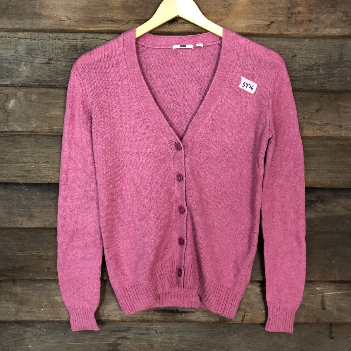 Japanese Brand × Uniqlo Uniqlo japan Pink knitwear Cardigan #5726 Size S / US 4 / IT 40 - 8 Thumbnail