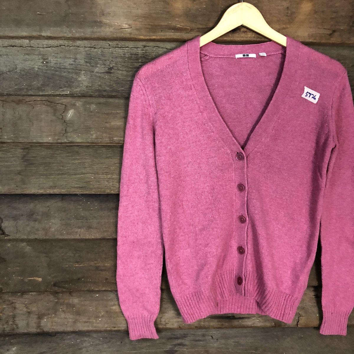 Japanese Brand × Uniqlo Uniqlo japan Pink knitwear Cardigan #5726 Size S / US 4 / IT 40 - 7 Thumbnail