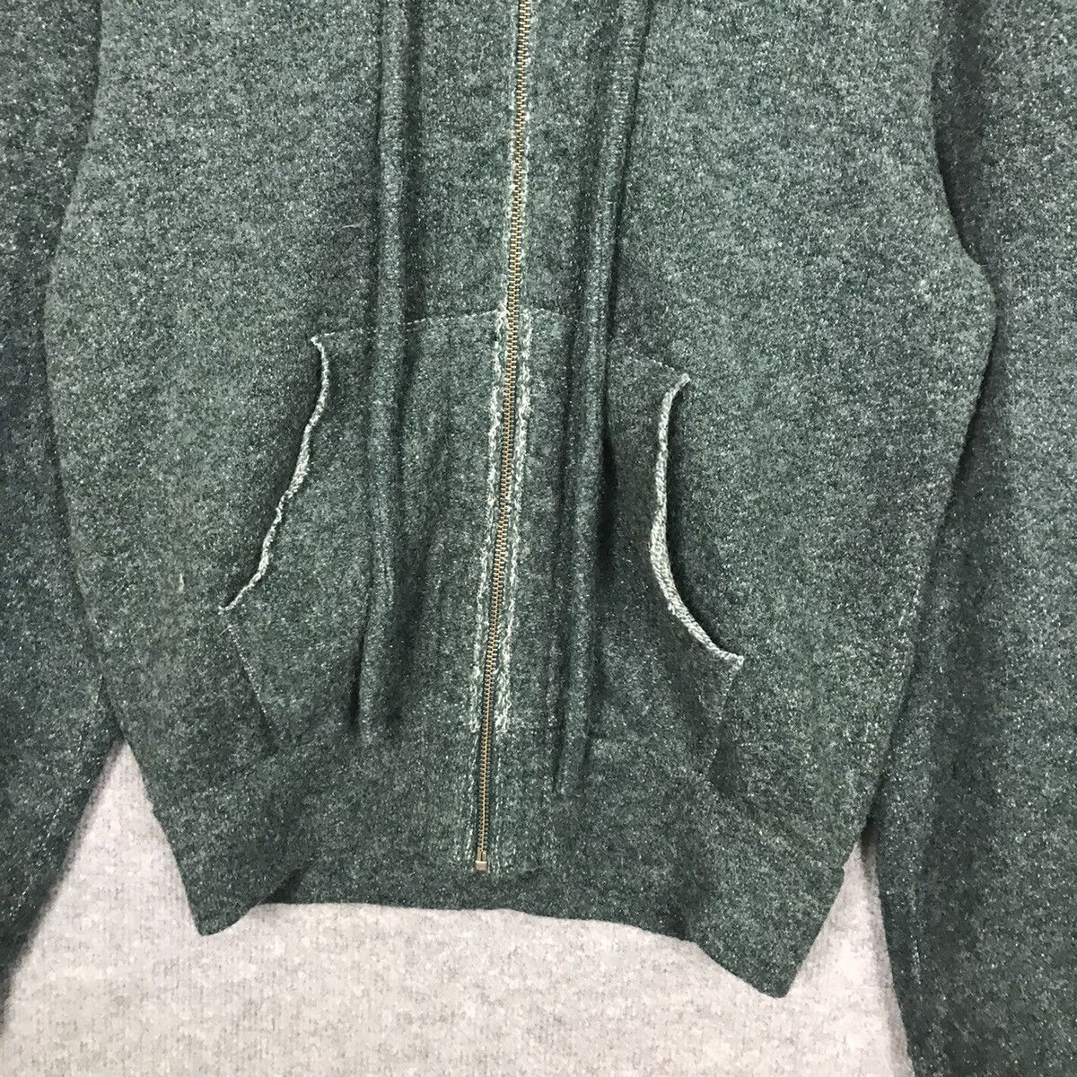 Japanese Brand × Vintage 🔥JAPANESE 12LBS MOHAIR HOODIES ZIPPIER Size US S / EU 44-46 / 1 - 3 Thumbnail