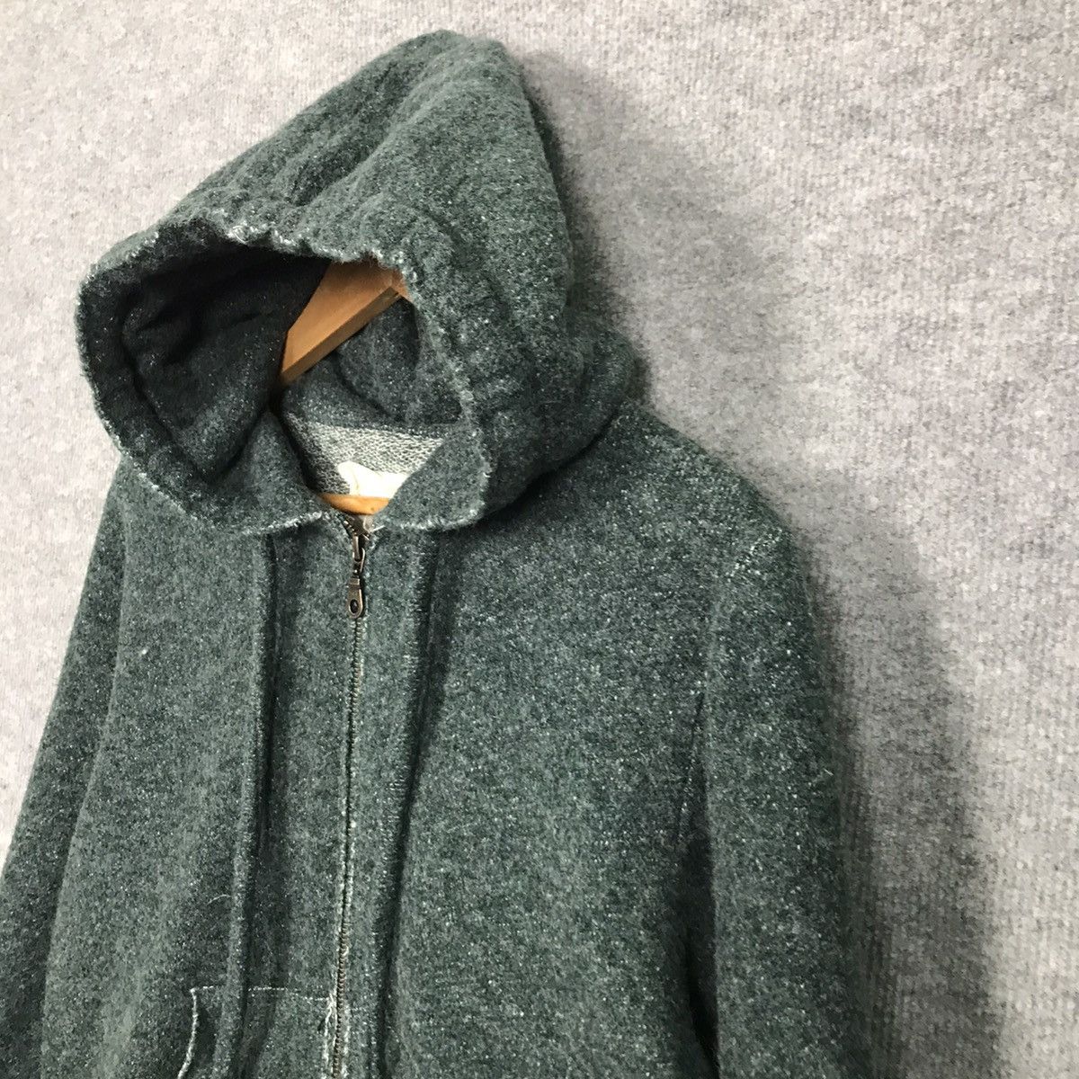 Japanese Brand × Vintage 🔥JAPANESE 12LBS MOHAIR HOODIES ZIPPIER Size US S / EU 44-46 / 1 - 4 Thumbnail