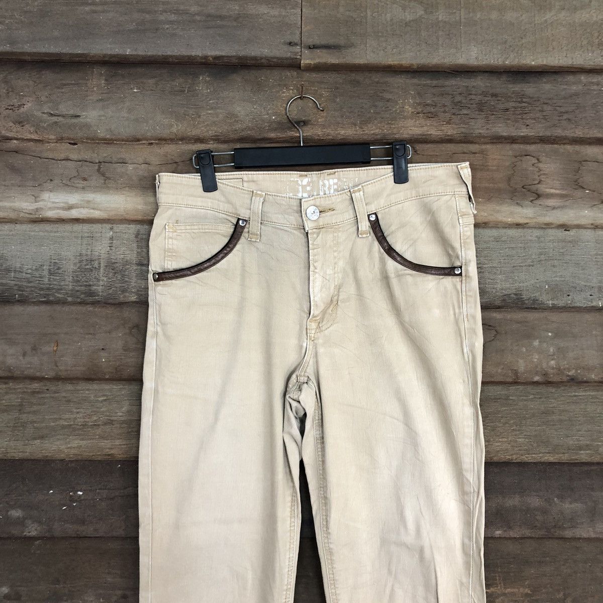 Edwin Edwin vintage Brown Straight cargo denim Pants #c1213 Size US 31 - 2 Thumbnail