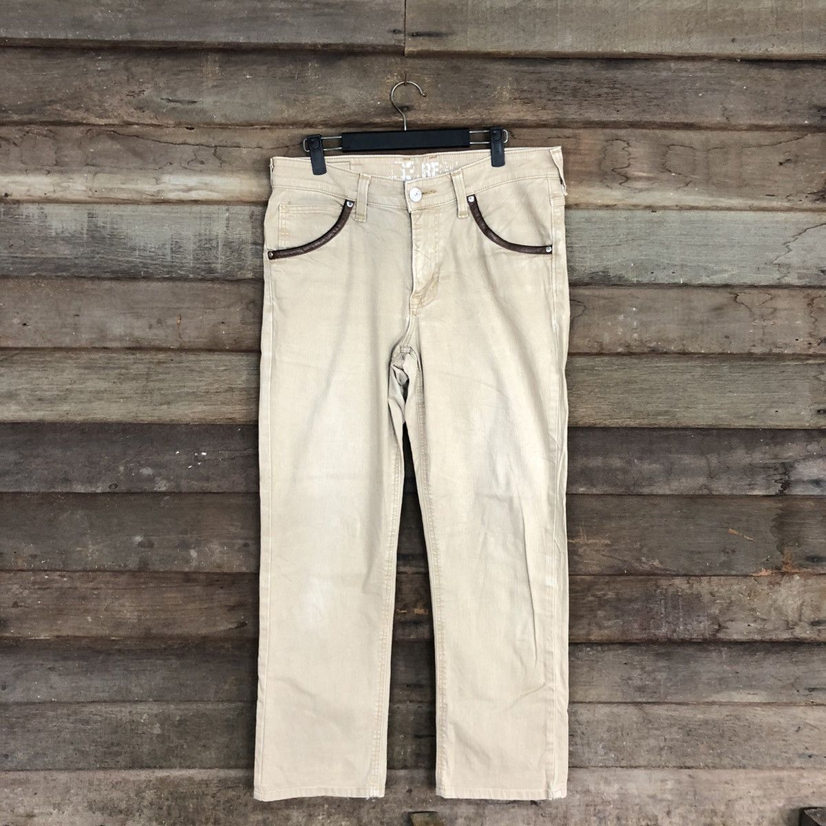 Edwin Edwin vintage Brown Straight cargo denim Pants #c1213 Size US 31 - 1 Thumbnail