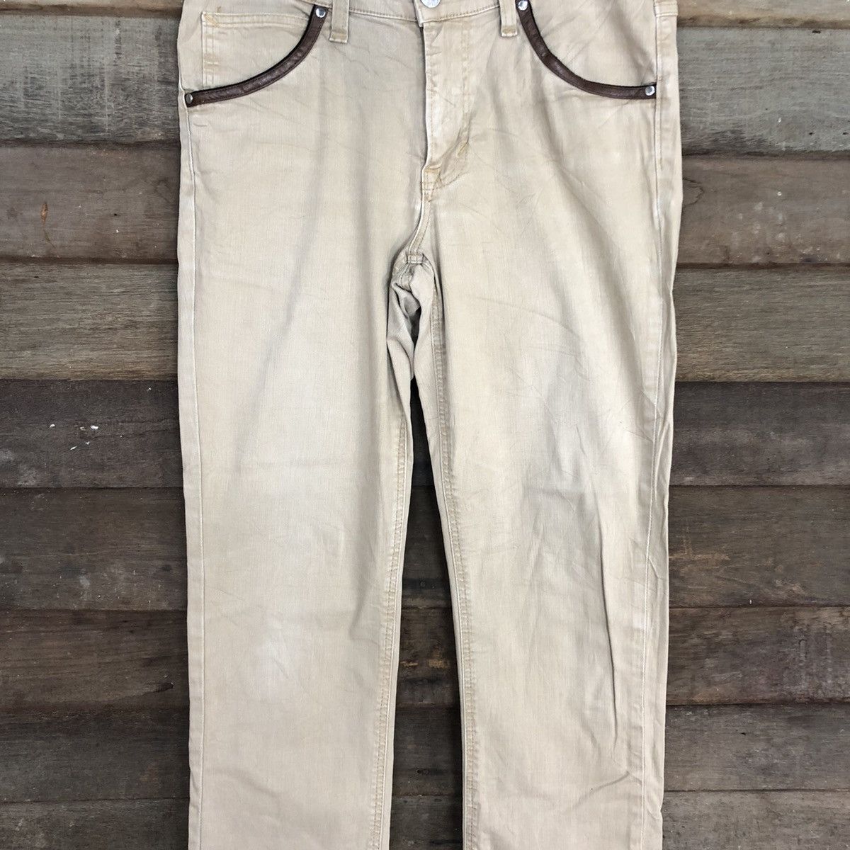 Edwin Edwin vintage Brown Straight cargo denim Pants #c1213 Size US 31 - 4 Thumbnail