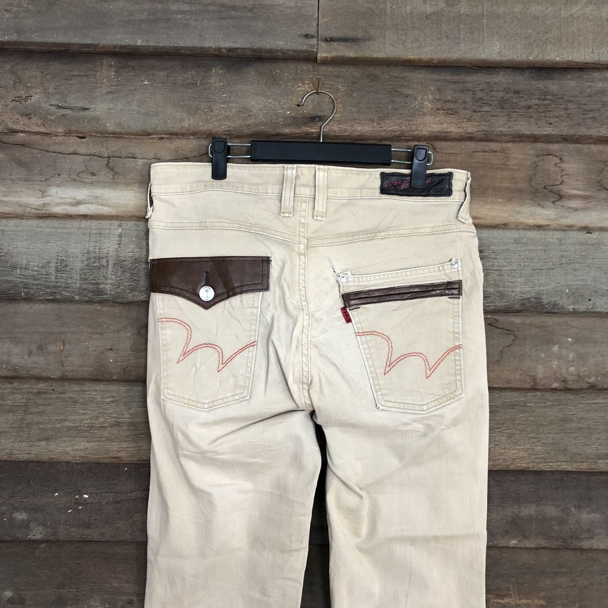 Edwin Edwin vintage Brown Straight cargo denim Pants #c1213 Size US 31 - 9 Thumbnail
