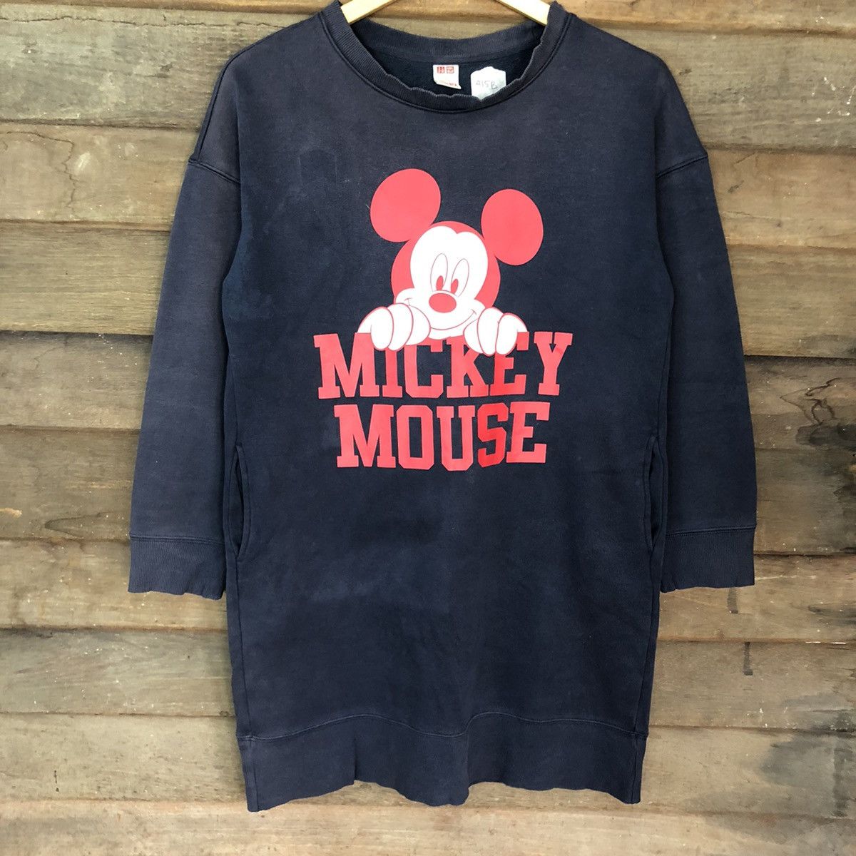 Disney × Mickey Mouse × Uniqlo Uniqlo X Mickey Mouse Dark Blue Sweatshirt #415B Size US M / EU 48-50 / 2 - 8 Thumbnail