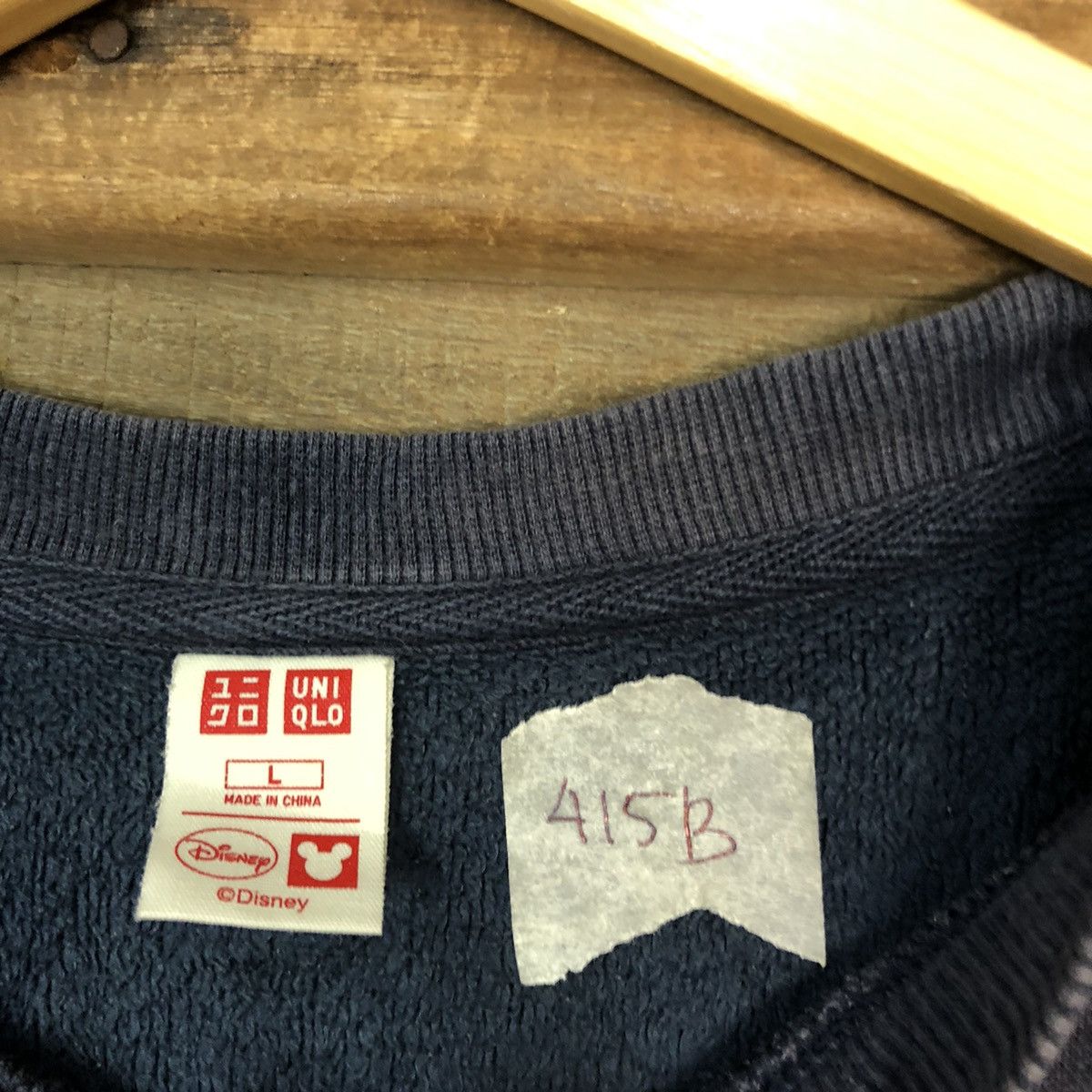 Disney × Mickey Mouse × Uniqlo Uniqlo X Mickey Mouse Dark Blue Sweatshirt #415B Size US M / EU 48-50 / 2 - 11 Thumbnail