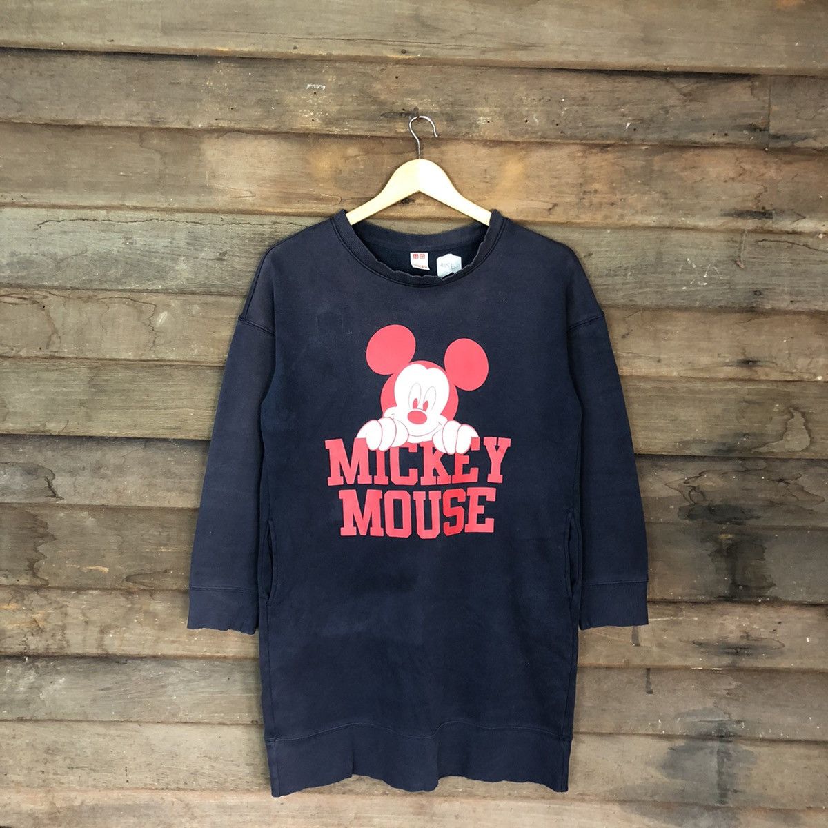 Disney × Mickey Mouse × Uniqlo Uniqlo X Mickey Mouse Dark Blue Sweatshirt #415B Size US M / EU 48-50 / 2 - 1 Thumbnail