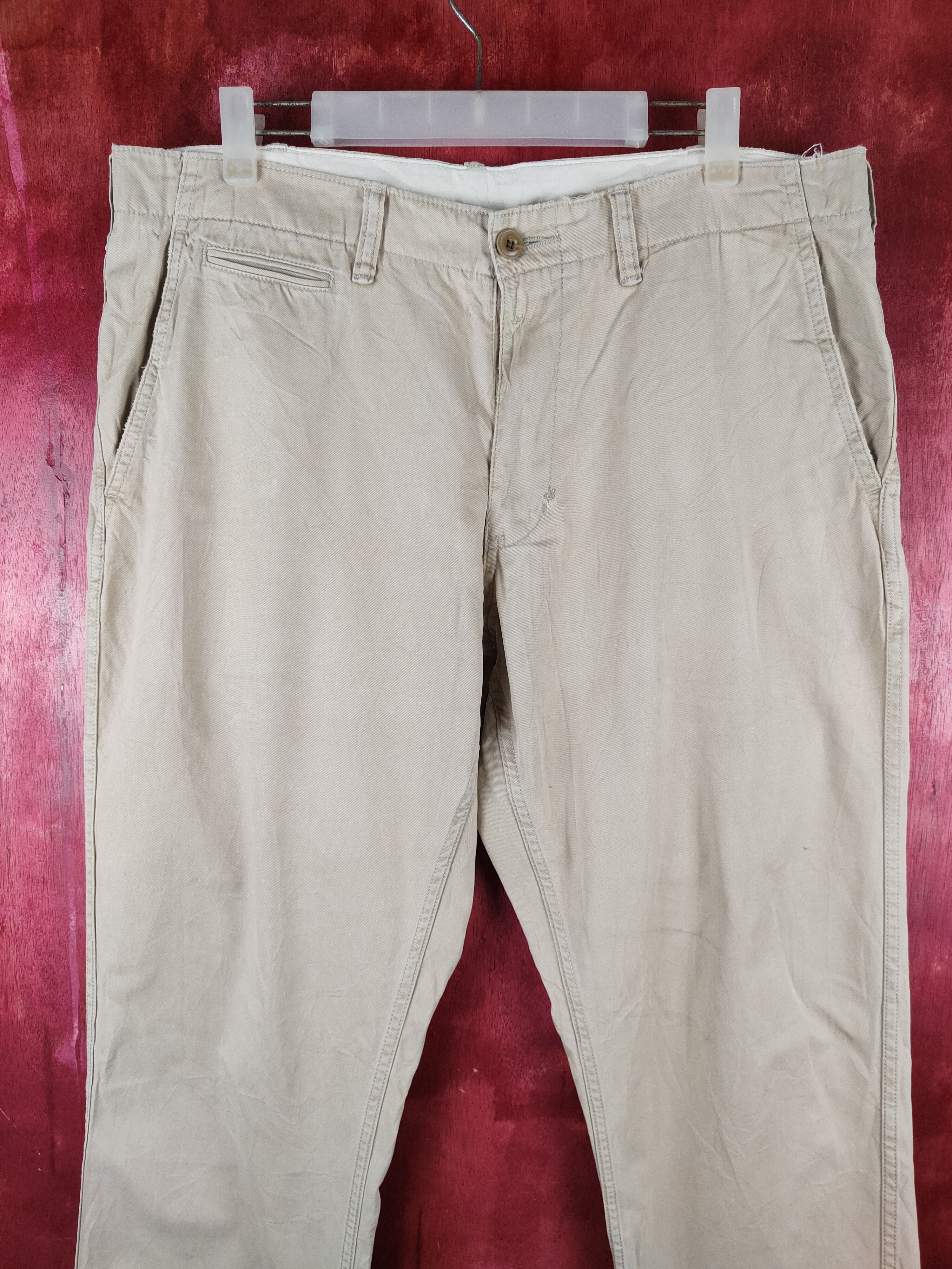 Japanese Brand × Uniqlo Uniqlo Light Brown Multi Pocket Tactical Casual Pants #S720 Size US 36 / EU 52 - 2 Thumbnail