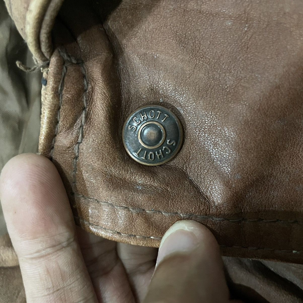 Schott ‼️RARE‼️Vintage Schott N.Y.C Western Leather Jacket Size US L / EU 52-54 / 3 - 7 Thumbnail