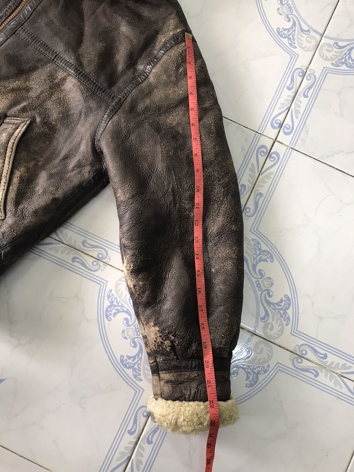 Leather Vtg Aviation Co Air Force Jacket Type B3 US Army Style Size US M / EU 48-50 / 2 - 22 Thumbnail