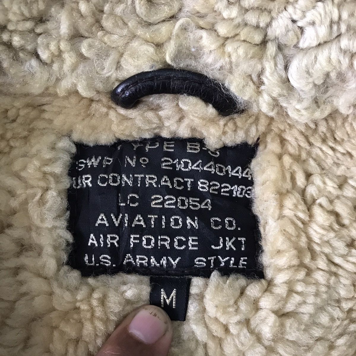 Leather Vtg Aviation Co Air Force Jacket Type B3 US Army Style Size US M / EU 48-50 / 2 - 23 Thumbnail