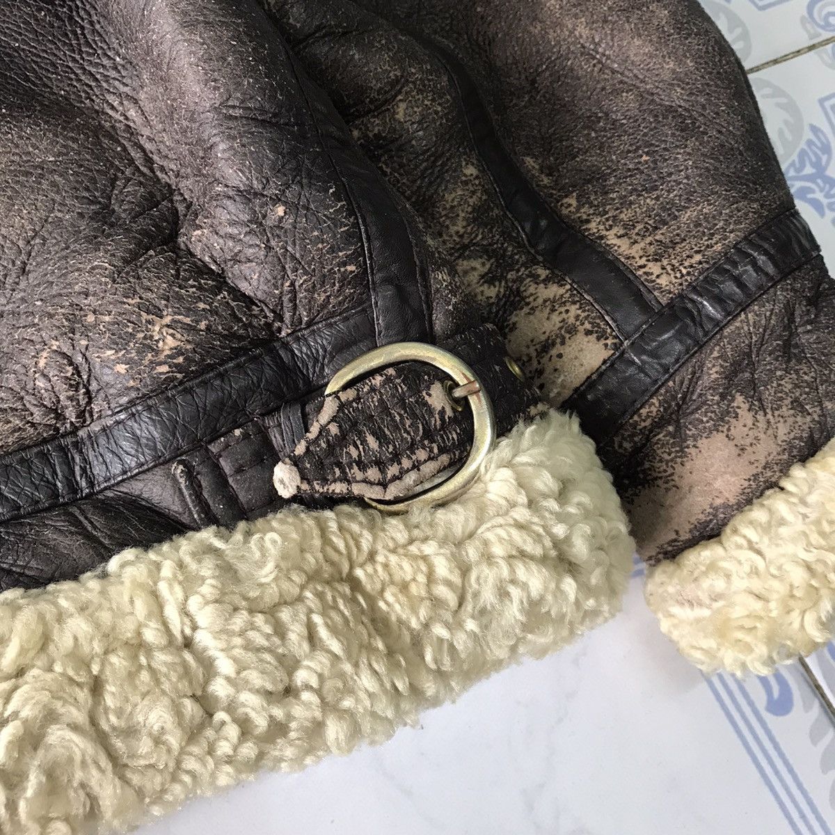 Leather Vtg Aviation Co Air Force Jacket Type B3 US Army Style Size US M / EU 48-50 / 2 - 13 Thumbnail