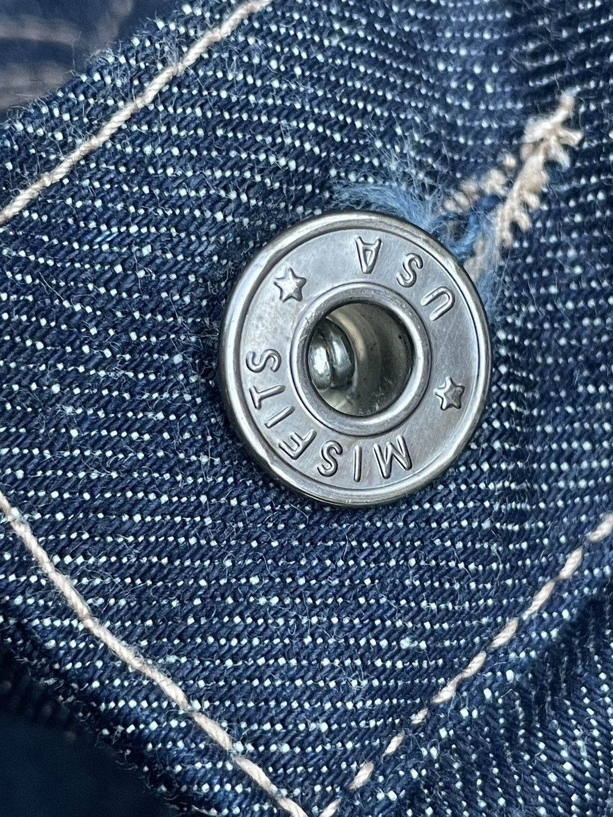 Misfits × Vintage Vintage 70’s Misfits Usa Denim Size US 38 / EU 54 - 14 Thumbnail