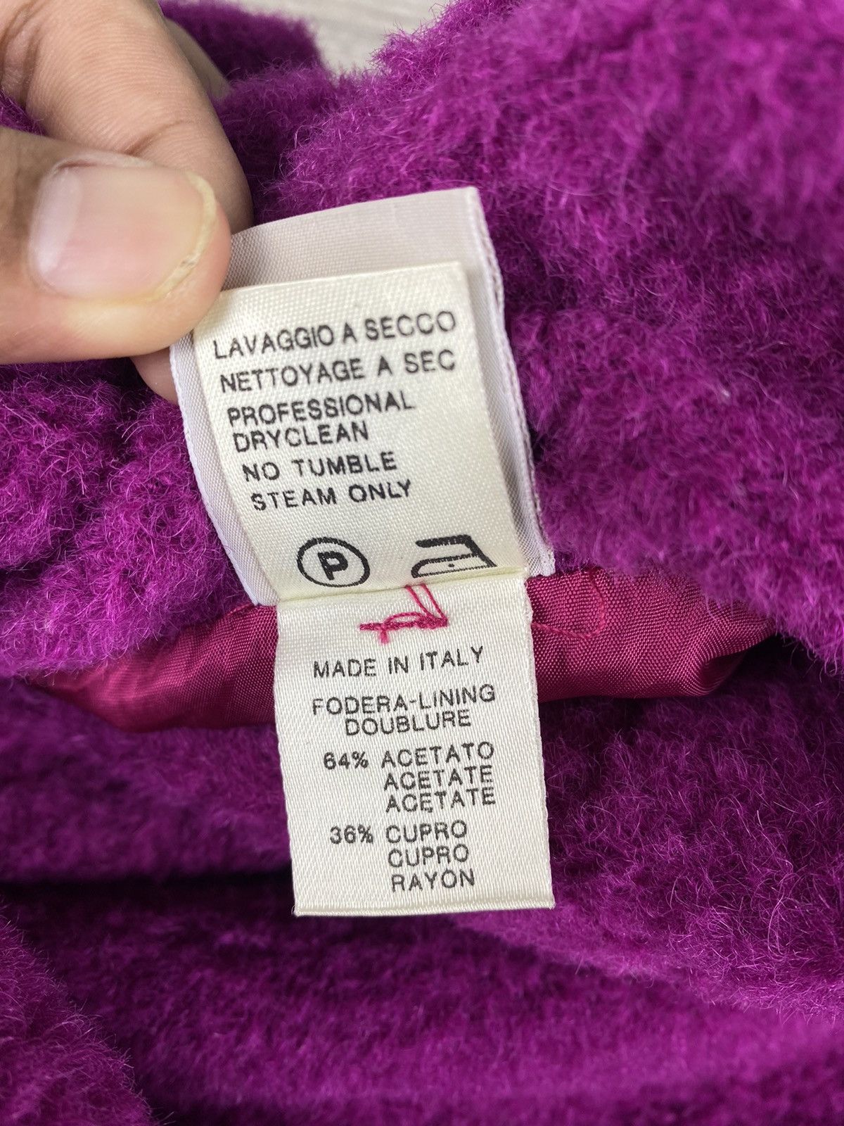 Krizia Uomo Krizia Poi Double Breasted Wool Coats Jacket Size XS / US 0-2 / IT 36-38 - 6 Thumbnail