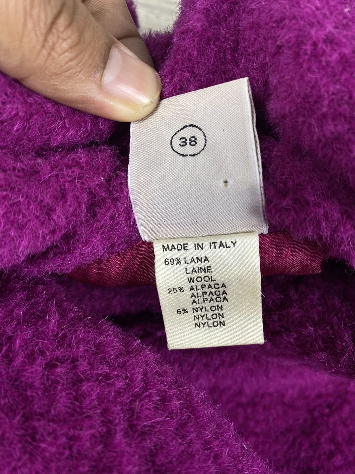 Krizia Uomo Krizia Poi Double Breasted Wool Coats Jacket Size XS / US 0-2 / IT 36-38 - 5 Thumbnail