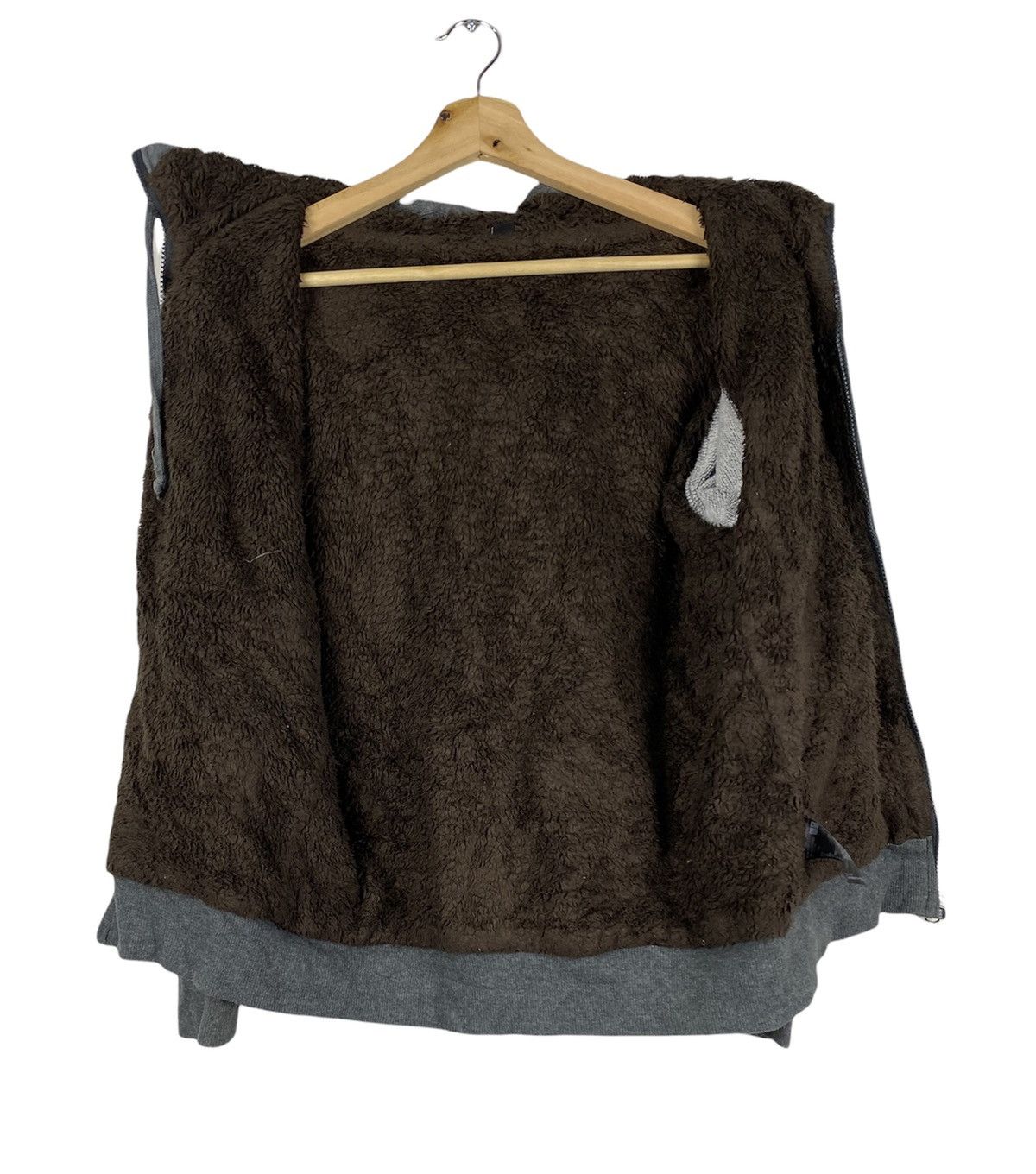 Japanese Brand OFFER 🔥 Uniqlo Hoodie Lining Sherpa Zip Up Sweater Jacket Size US S / EU 44-46 / 1 - 3 Thumbnail