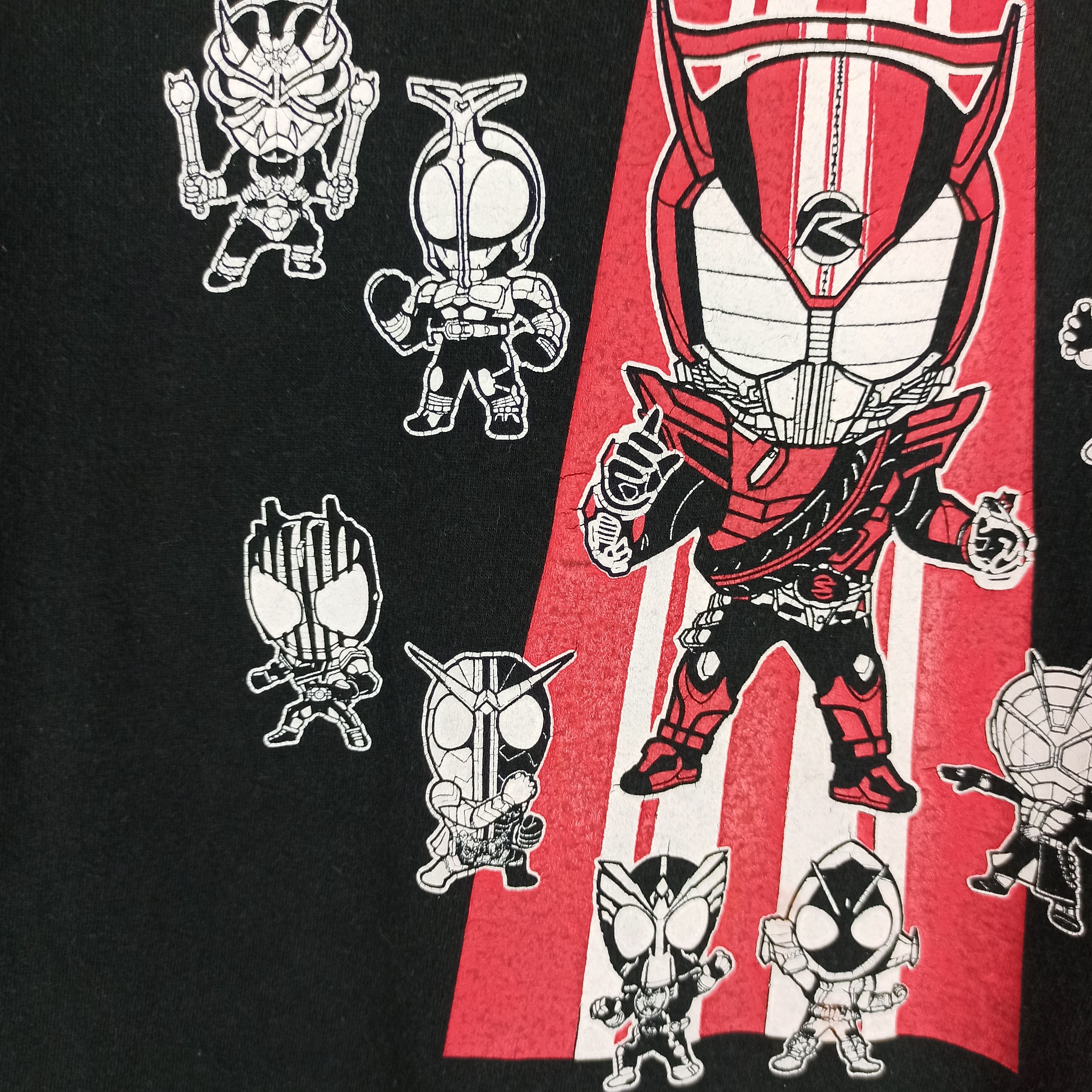 Japanese Brand Rare Bandai Kamen Rider Series Heros T-shirt Small Size Size US S / EU 44-46 / 1 - 6 Thumbnail