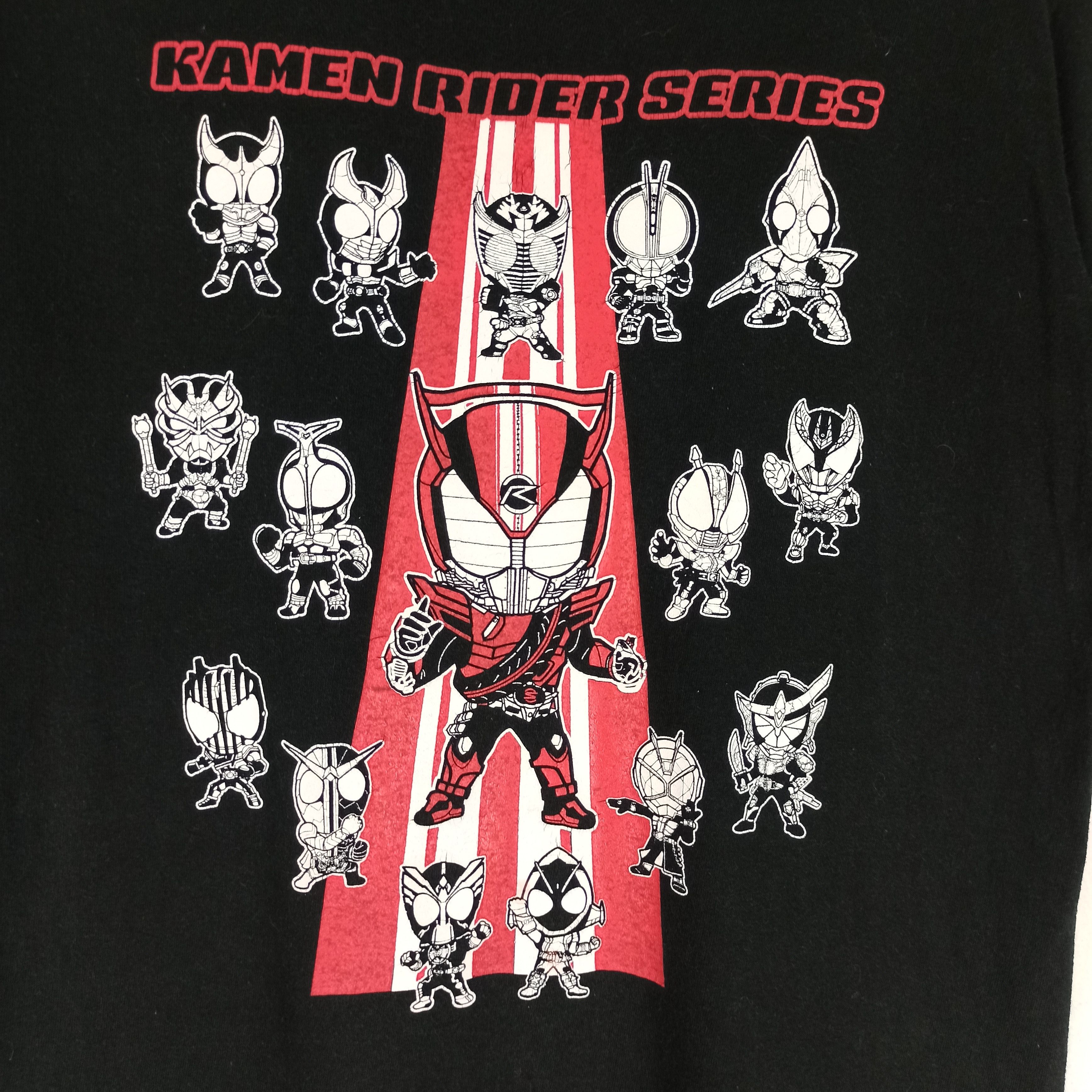 Japanese Brand Rare Bandai Kamen Rider Series Heros T-shirt Small Size Size US S / EU 44-46 / 1 - 2 Thumbnail