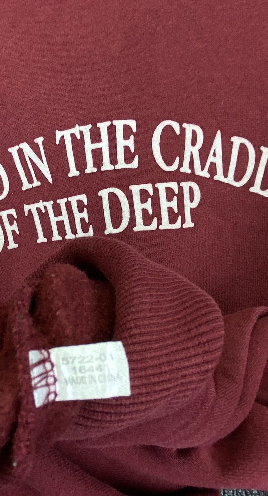 Band Tees Vintage Rocked In The Cradle Of The Deep Hoodie Sweatshirts Size US M / EU 48-50 / 2 - 5 Thumbnail