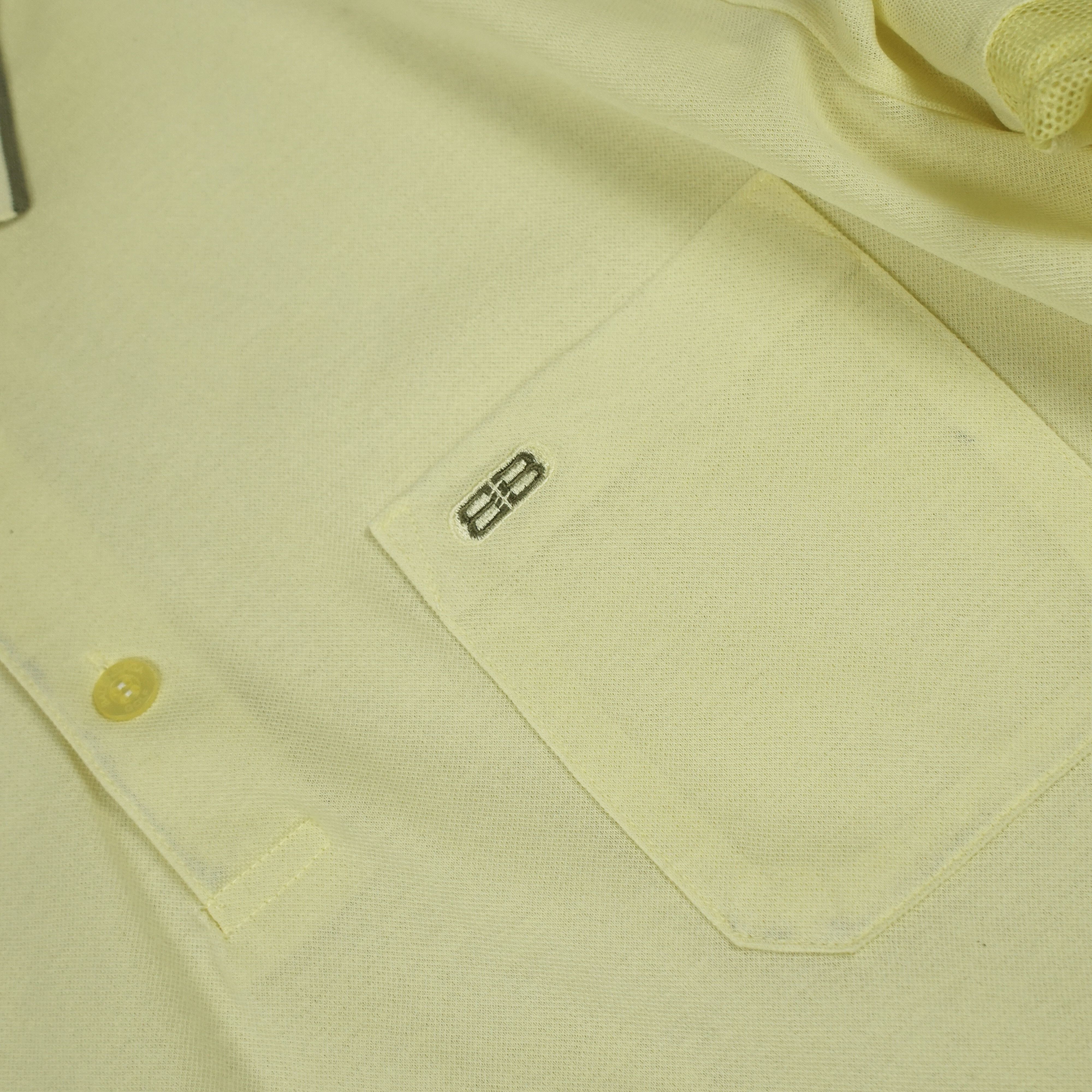 Balenciaga *NoTariff 90s Balenciaga Mesh Sleeve LS Polos Size L / US 10 / IT 46 - 4 Thumbnail