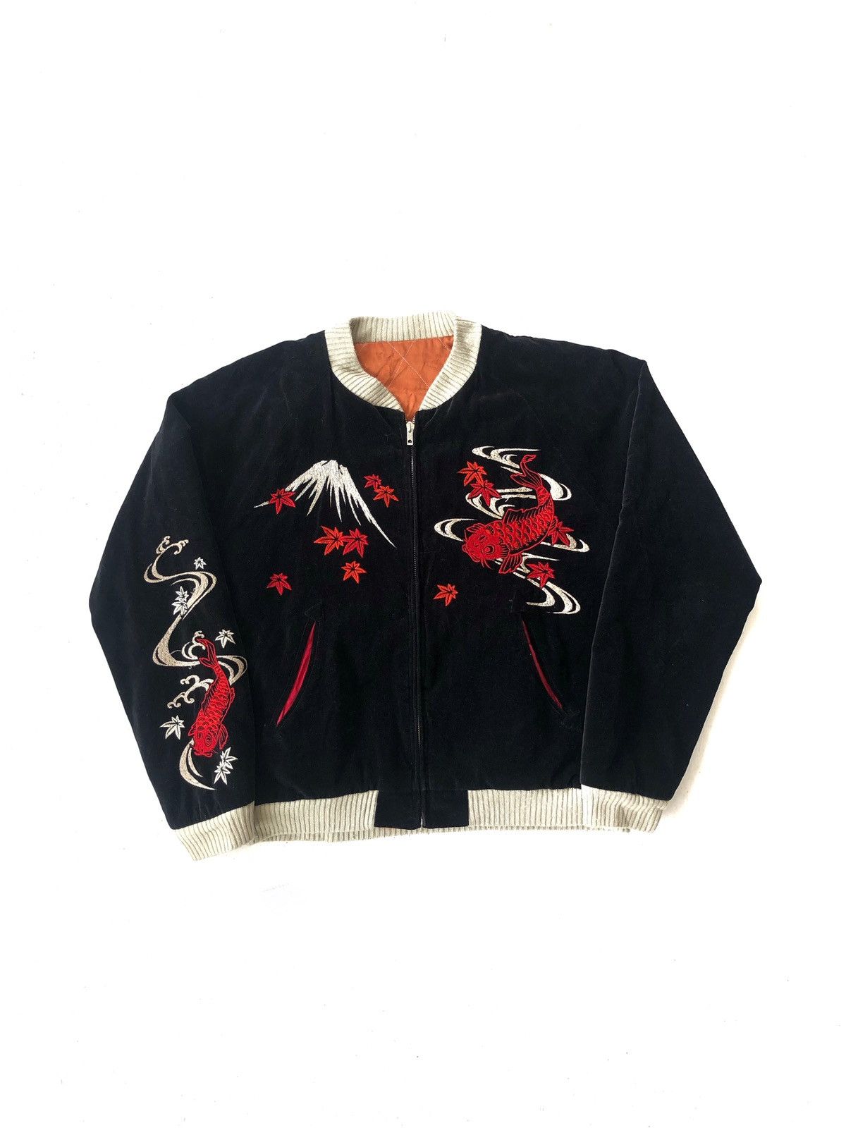 Tailor Toyo Cropped Head 🇯🇵 Carp 🐠 Revisable Souvenir Jacket Size US S / EU 44-46 / 1 - 3 Thumbnail