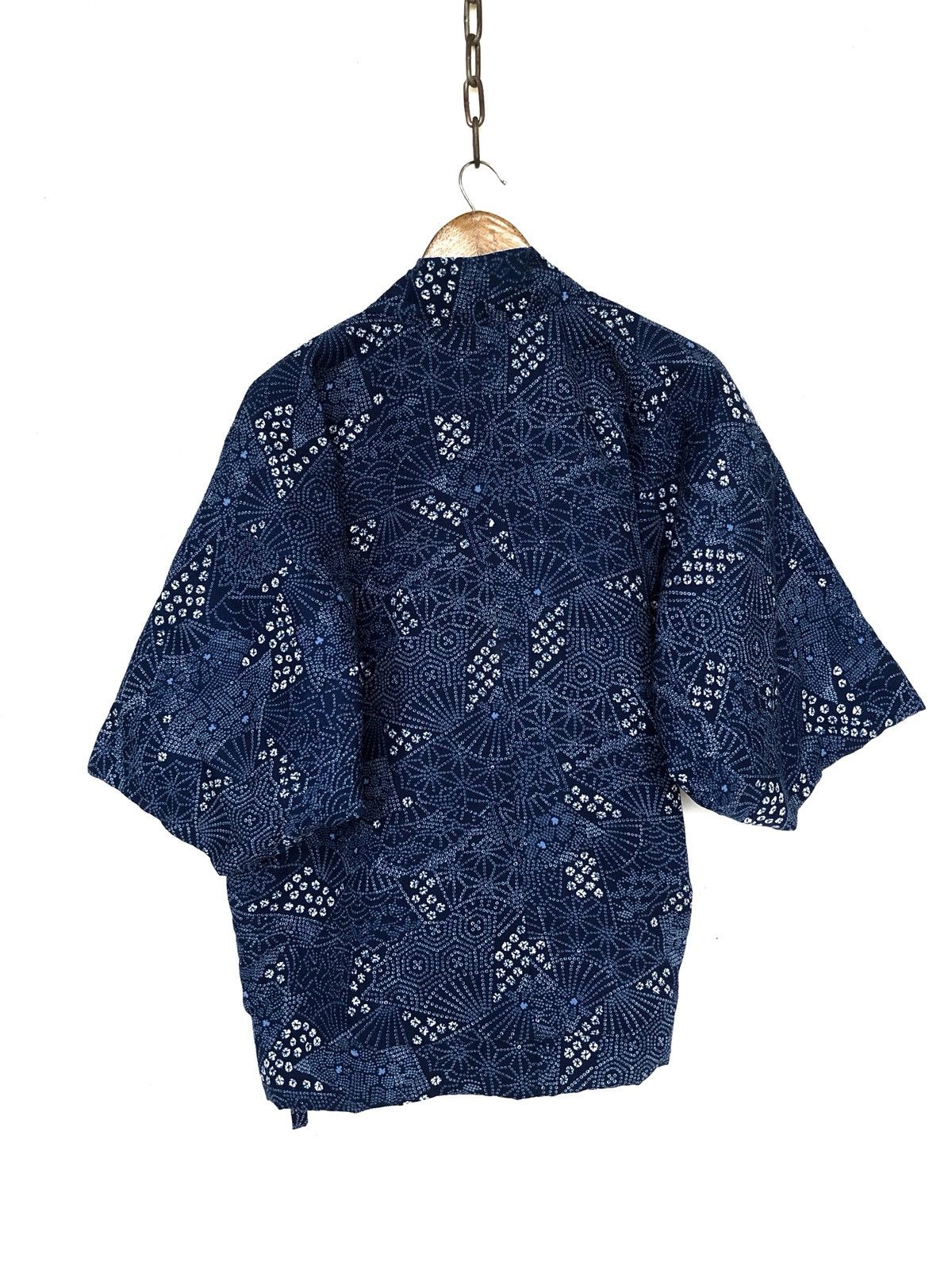 Indigo Vintage 🇯🇵 80s Sanjuro Hanten Kimono Visvim Styles Size US M / EU 48-50 / 2 - 3 Thumbnail