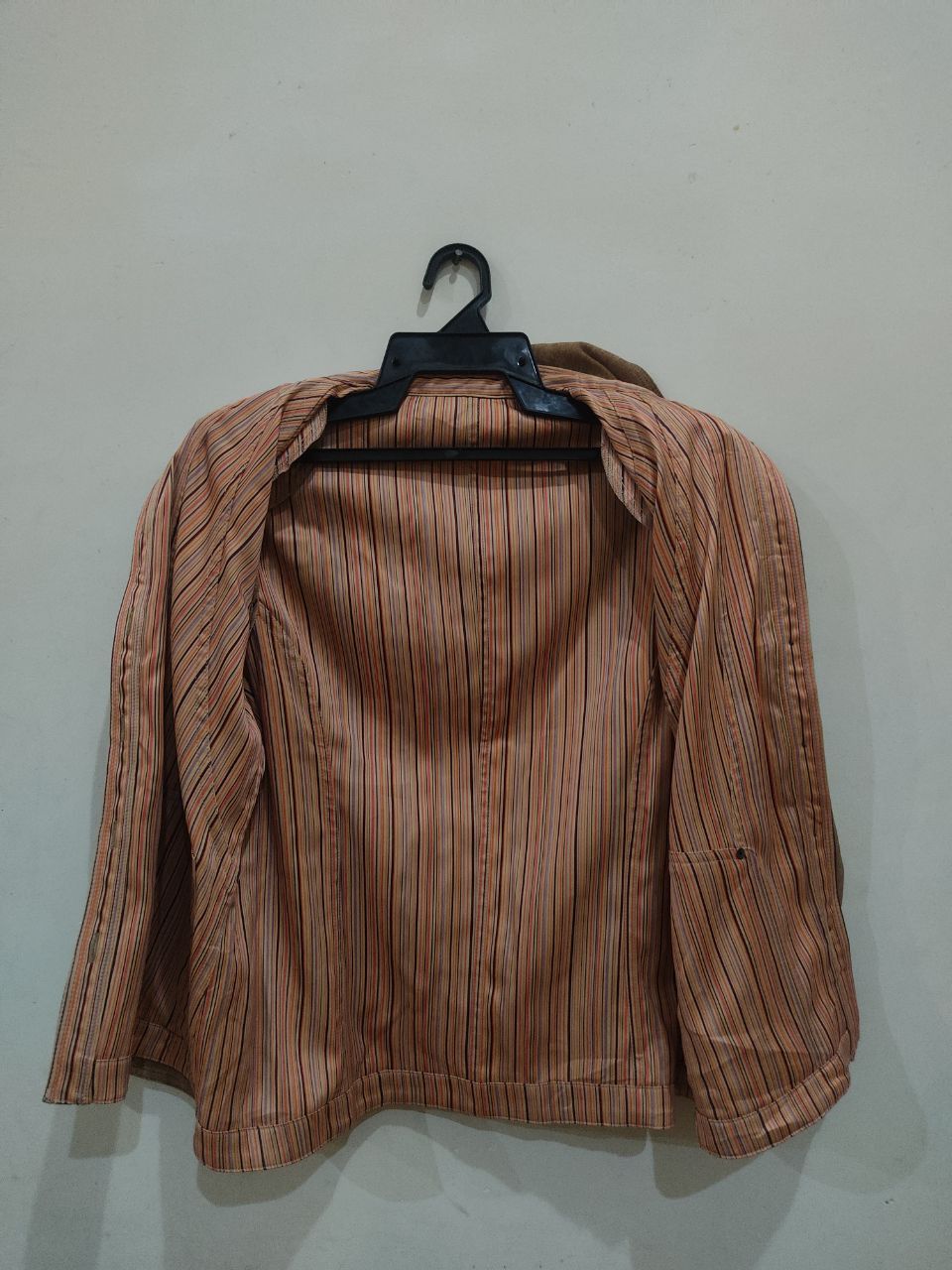 Japanese Brand × Vintage Vintage Inline Stripe Brown Jacket Size US M / EU 48-50 / 2 - 4 Thumbnail