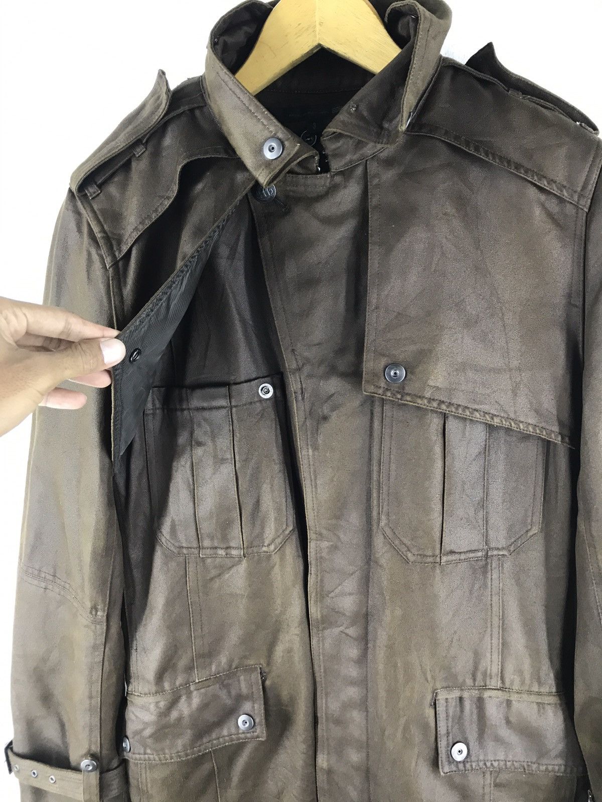 Designer × Japanese Brand × Schlussel SCHLUSSEL ASSASSIN'S CREED BELTED CARGO JACKET Size US M / EU 48-50 / 2 - 8 Thumbnail