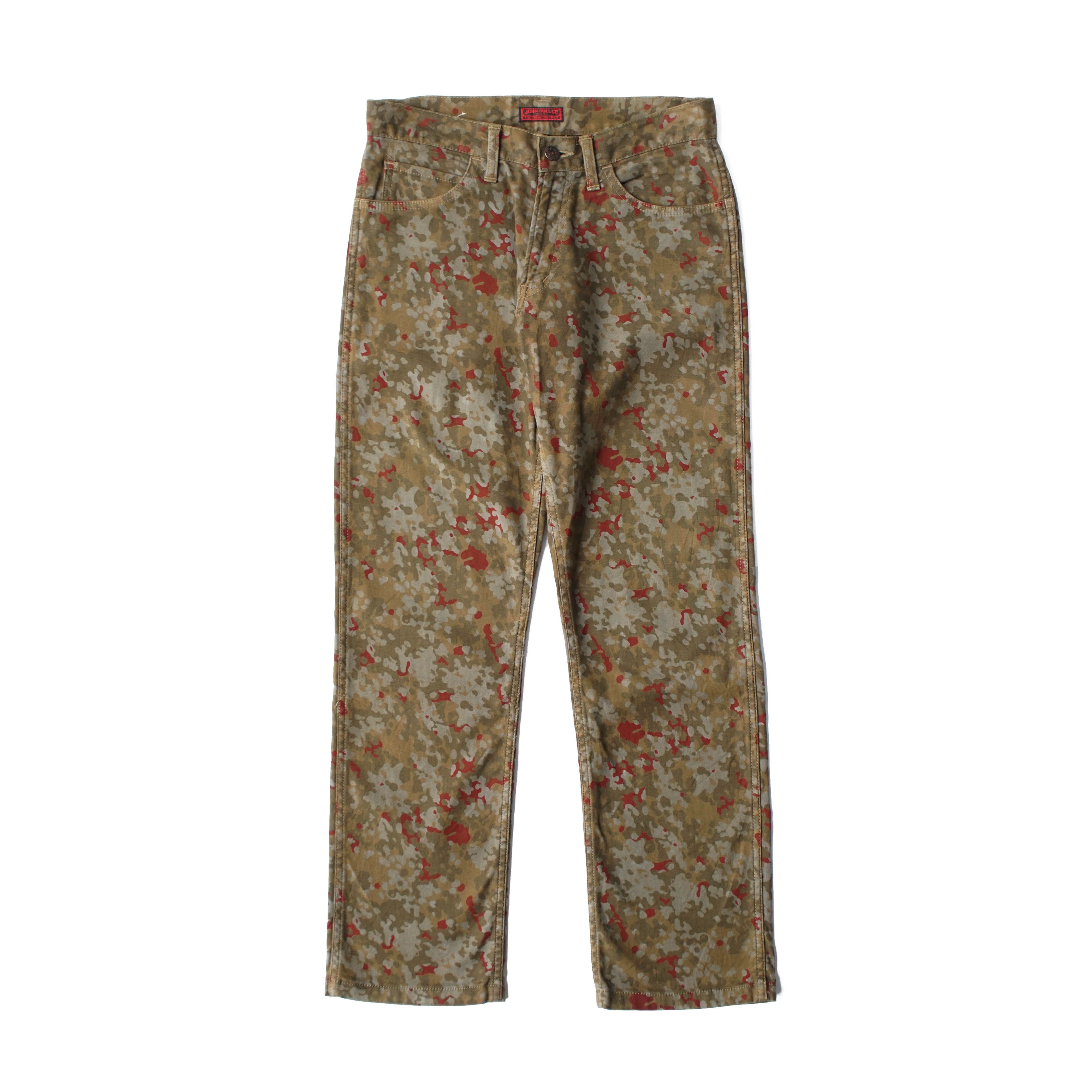 Johnbull *NoTariff John Bull Kojima Japan Camo Pants Size 28" / US 6 / IT 42 - 1 Thumbnail