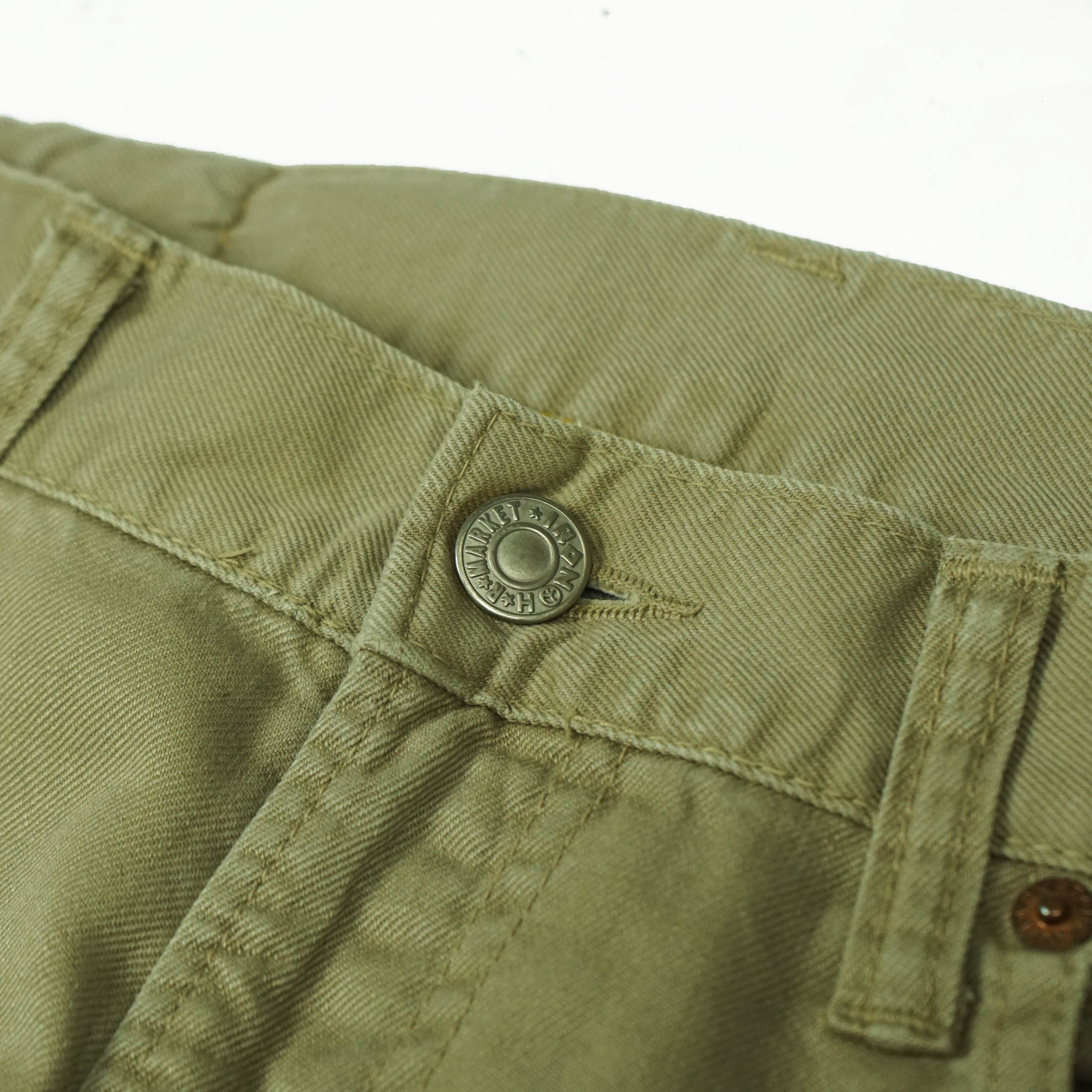 HOLLYWOOD RANCH MARKET *NoTariff Ranch Market Iron Khaki Pants Size US 30 / EU 46 - 6 Thumbnail