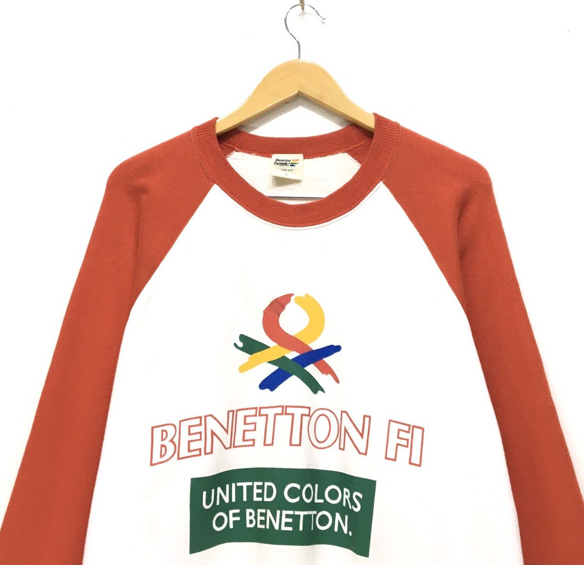 Benetton Vintage BENETTON FORMULA 1 Sweatshirt BigLogo Size US L / EU 52-54 / 3 - 4 Thumbnail