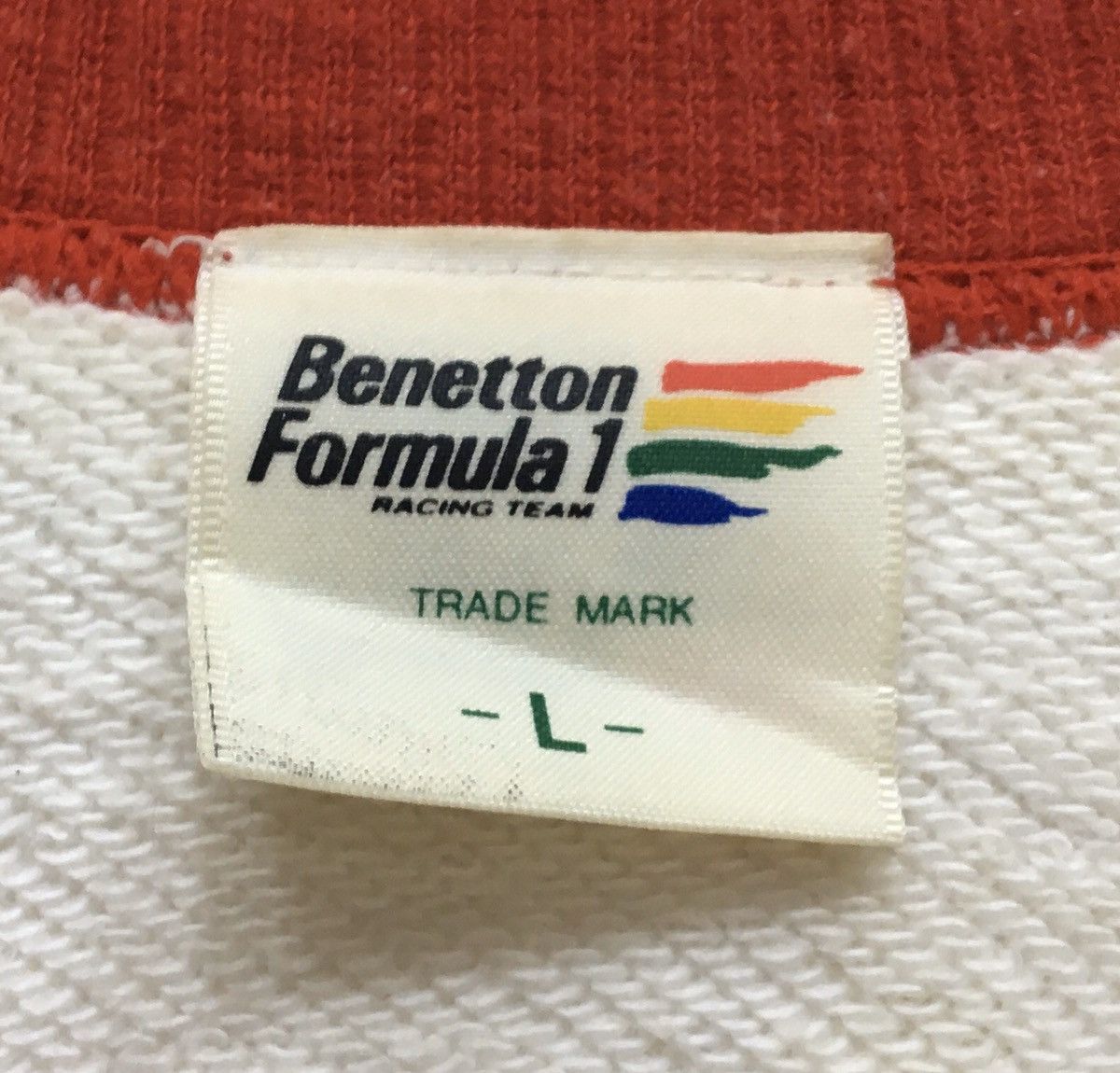 Benetton Vintage BENETTON FORMULA 1 Sweatshirt BigLogo Size US L / EU 52-54 / 3 - 9 Thumbnail