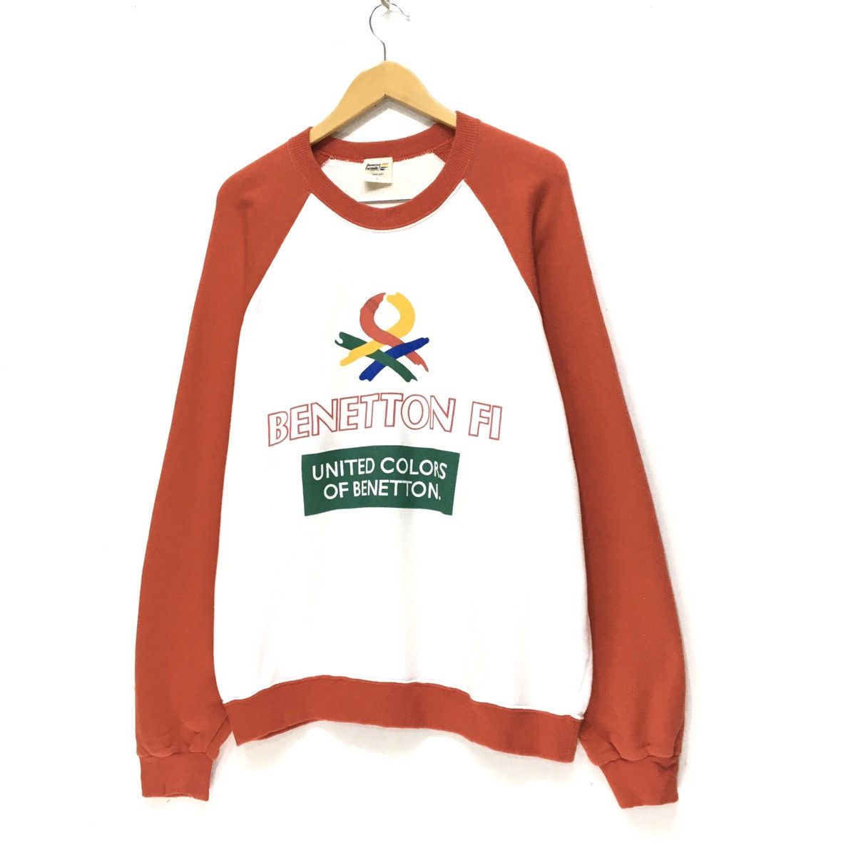 Benetton Vintage BENETTON FORMULA 1 Sweatshirt BigLogo Size US L / EU 52-54 / 3 - 3 Thumbnail