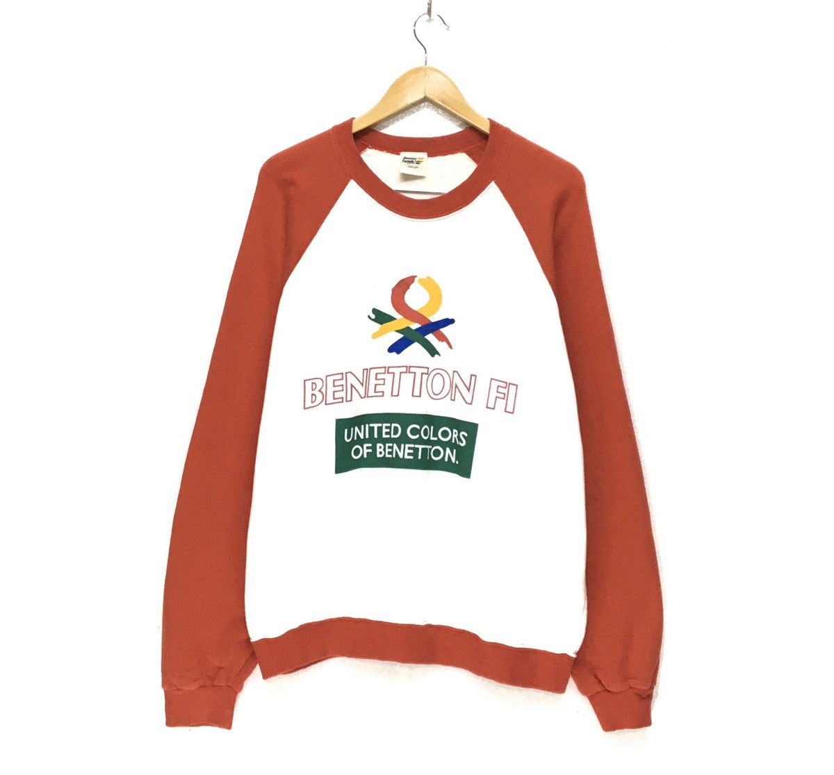 Benetton Vintage BENETTON FORMULA 1 Sweatshirt BigLogo Size US L / EU 52-54 / 3 - 1 Thumbnail