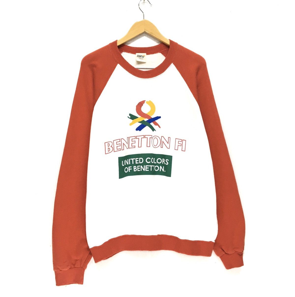 Benetton Vintage BENETTON FORMULA 1 Sweatshirt BigLogo Size US L / EU 52-54 / 3 - 2 Thumbnail
